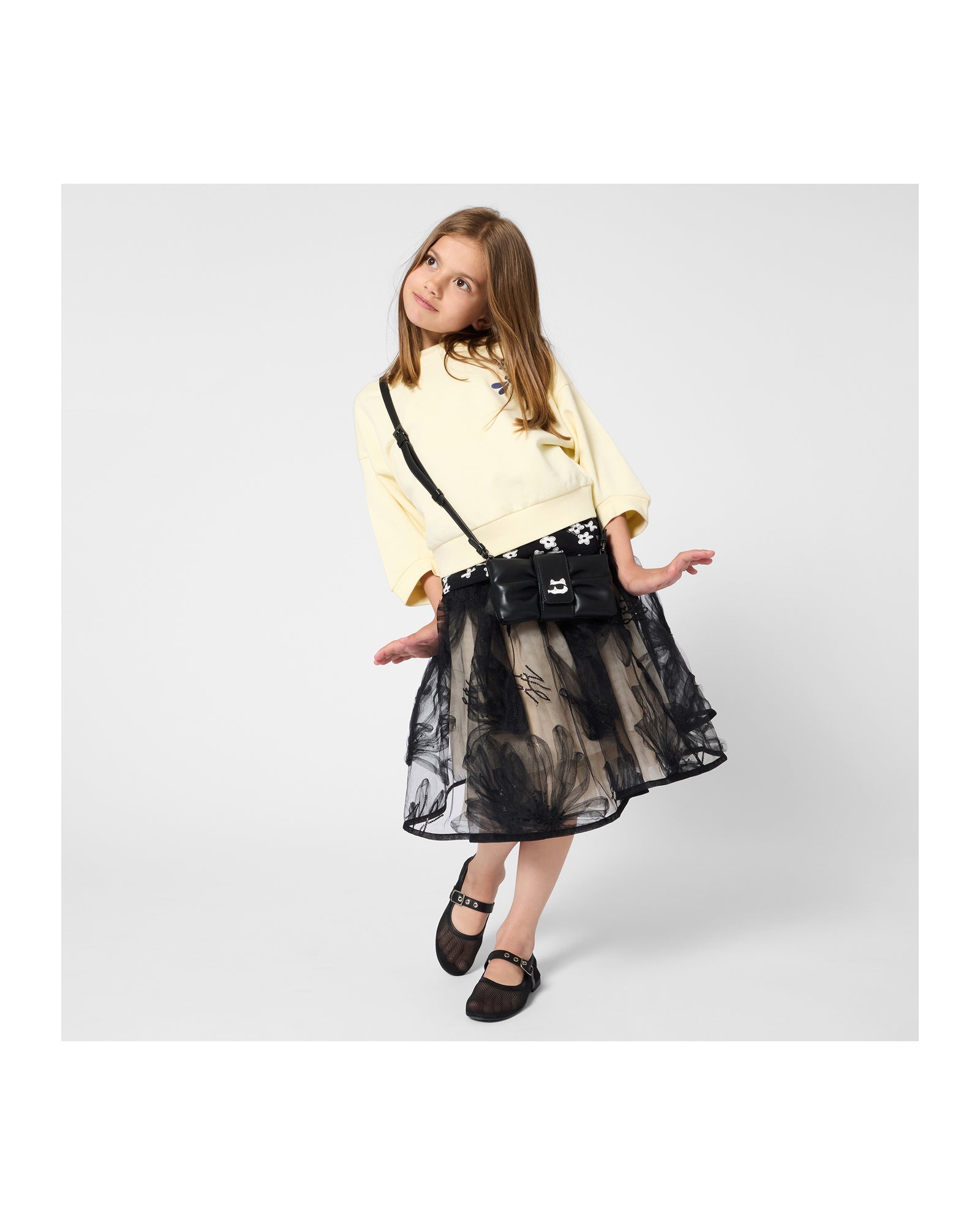 Floral Tulle Skirt