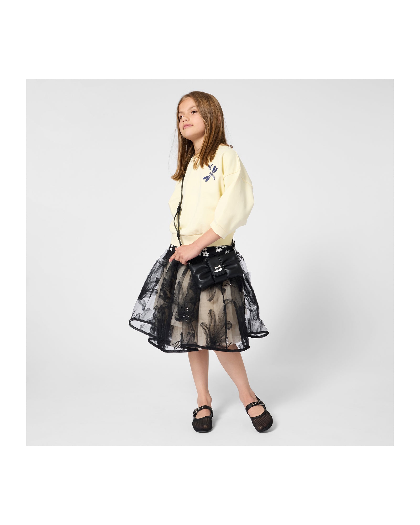 Floral Tulle Skirt