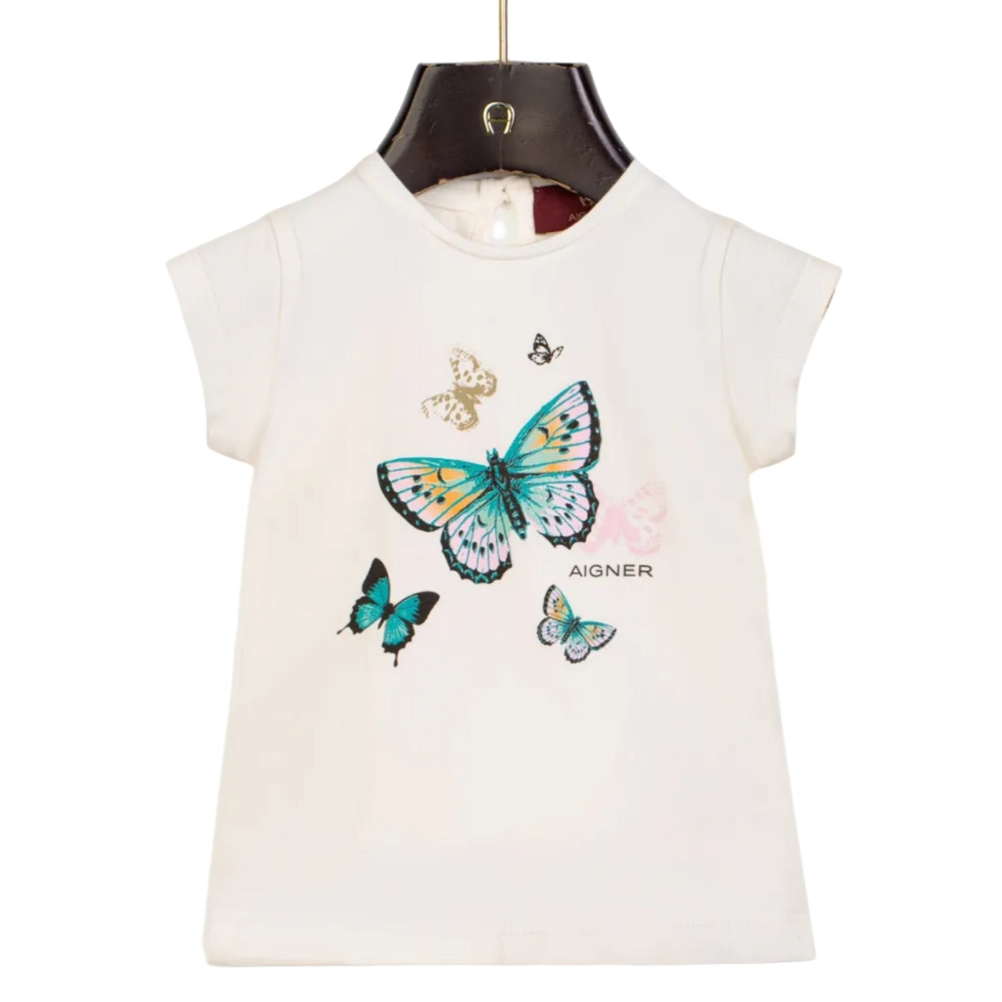 AIGNERButterflies Logo T-Shirt4062176873167SAVANNA