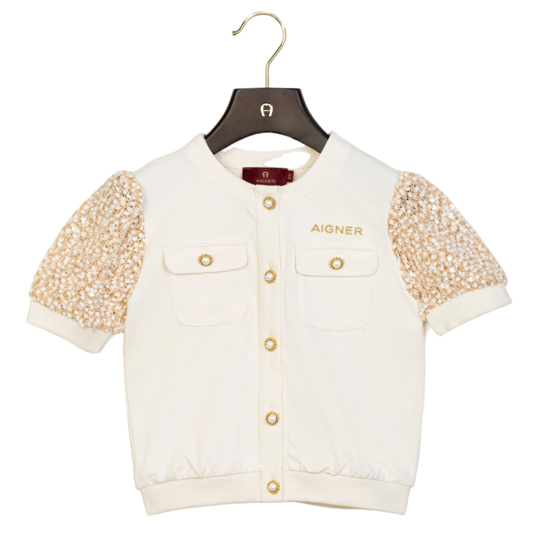 AIGNEREmbellished Short Sleeves Sweatshirts4062176771920SAVANNA