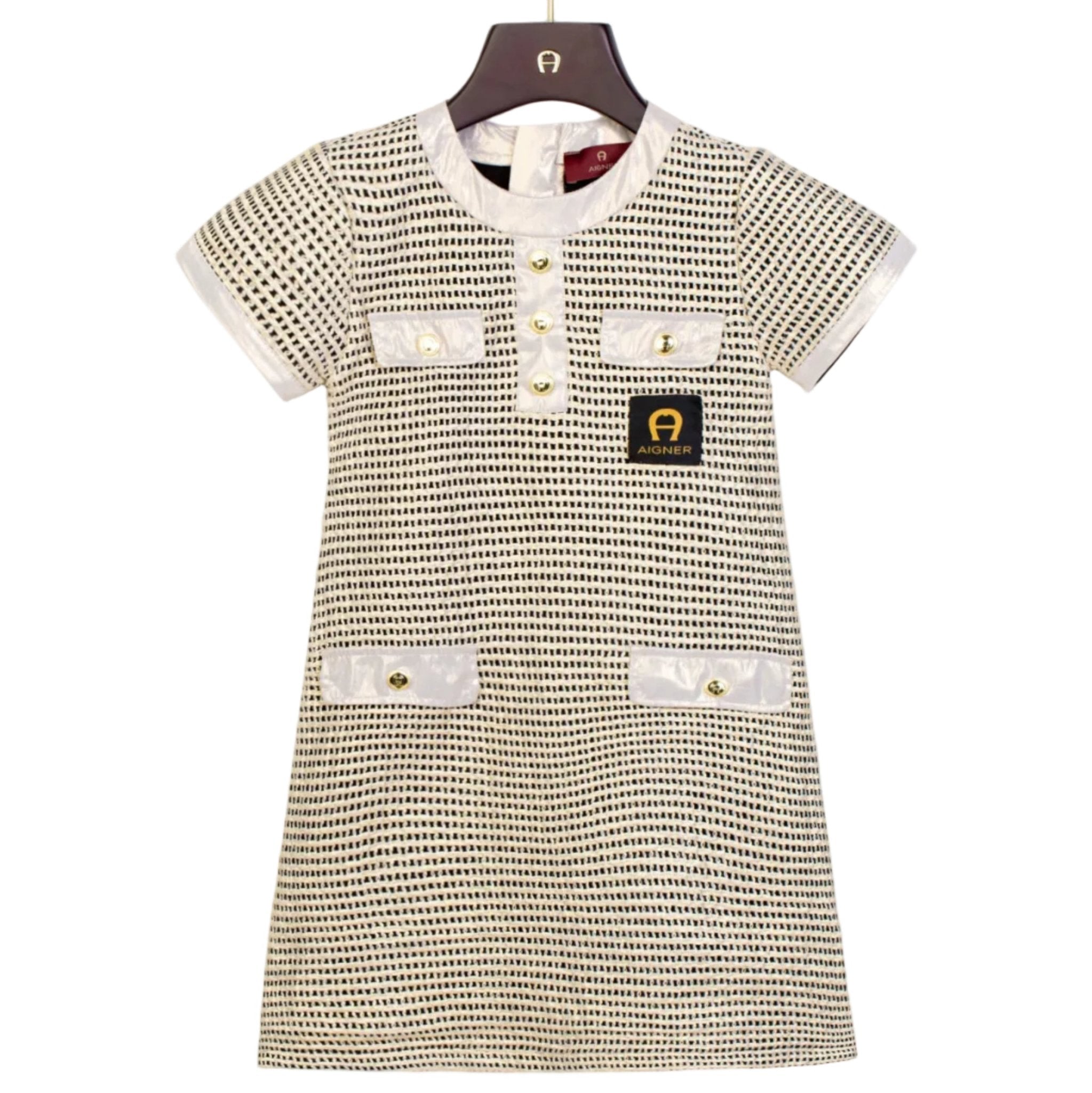 AIGNERFlared Logo Dress4062176871545SAVANNA