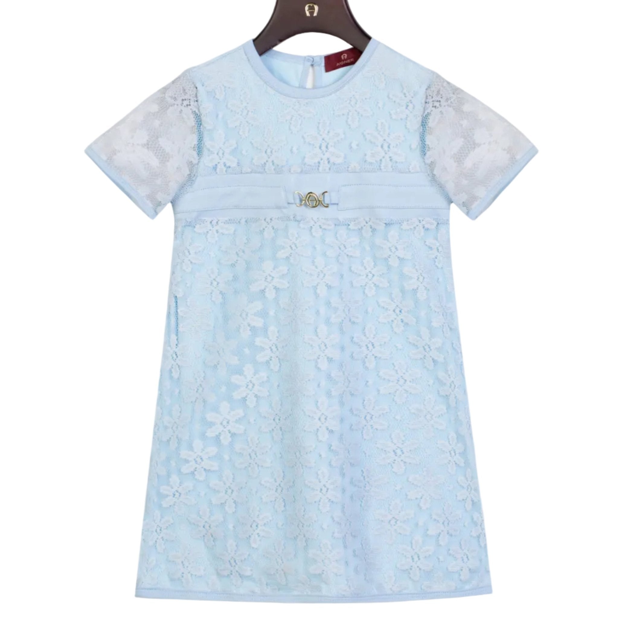 AIGNERFloral Jersey & Lace DressSAVANNA