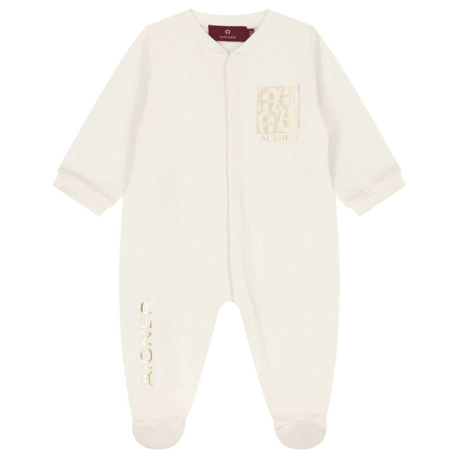 AIGNERGold Logo Romper Babygrow4062176753087SAVANNA