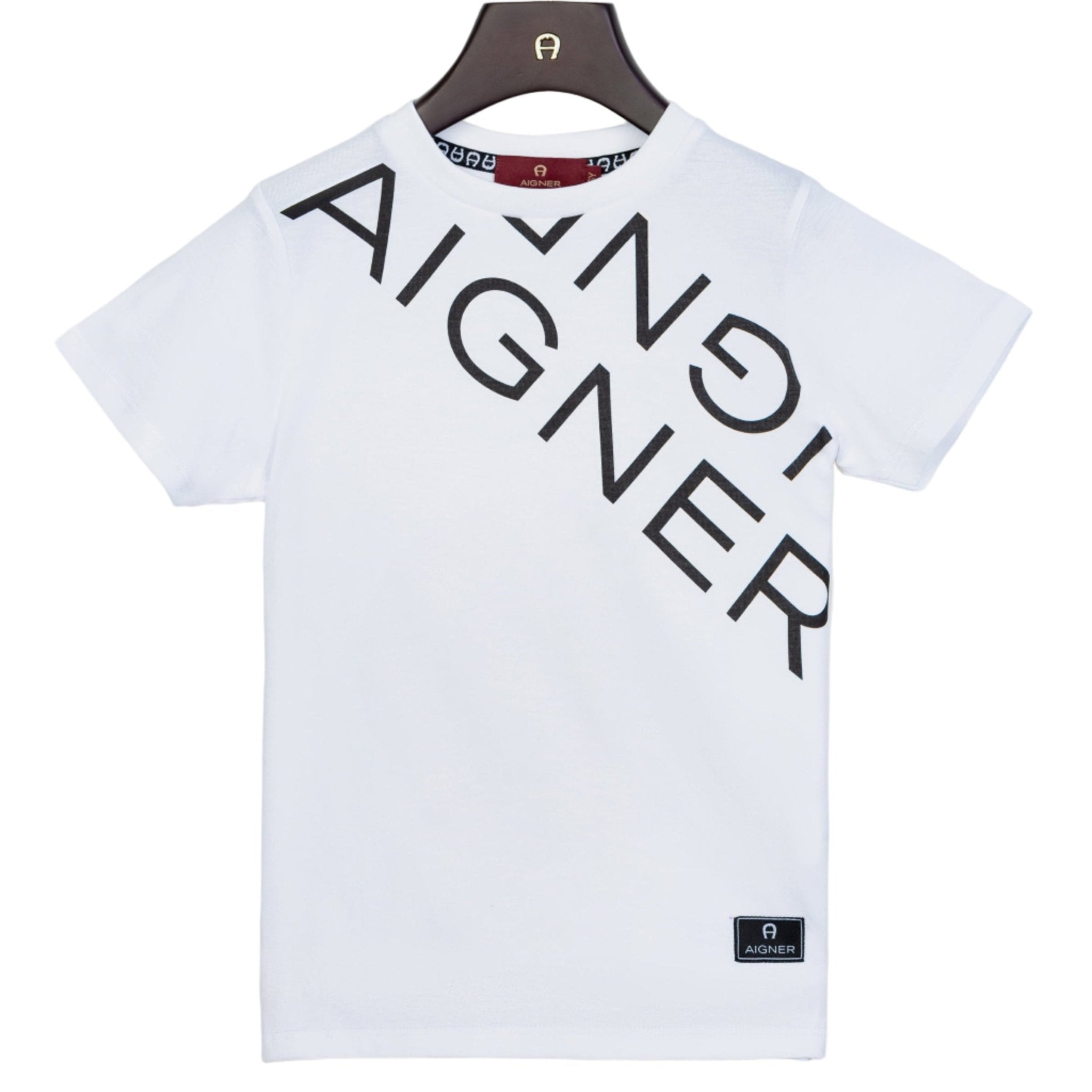 AIGNERJersey Logo Print T-Shirt4062176755869SAVANNA