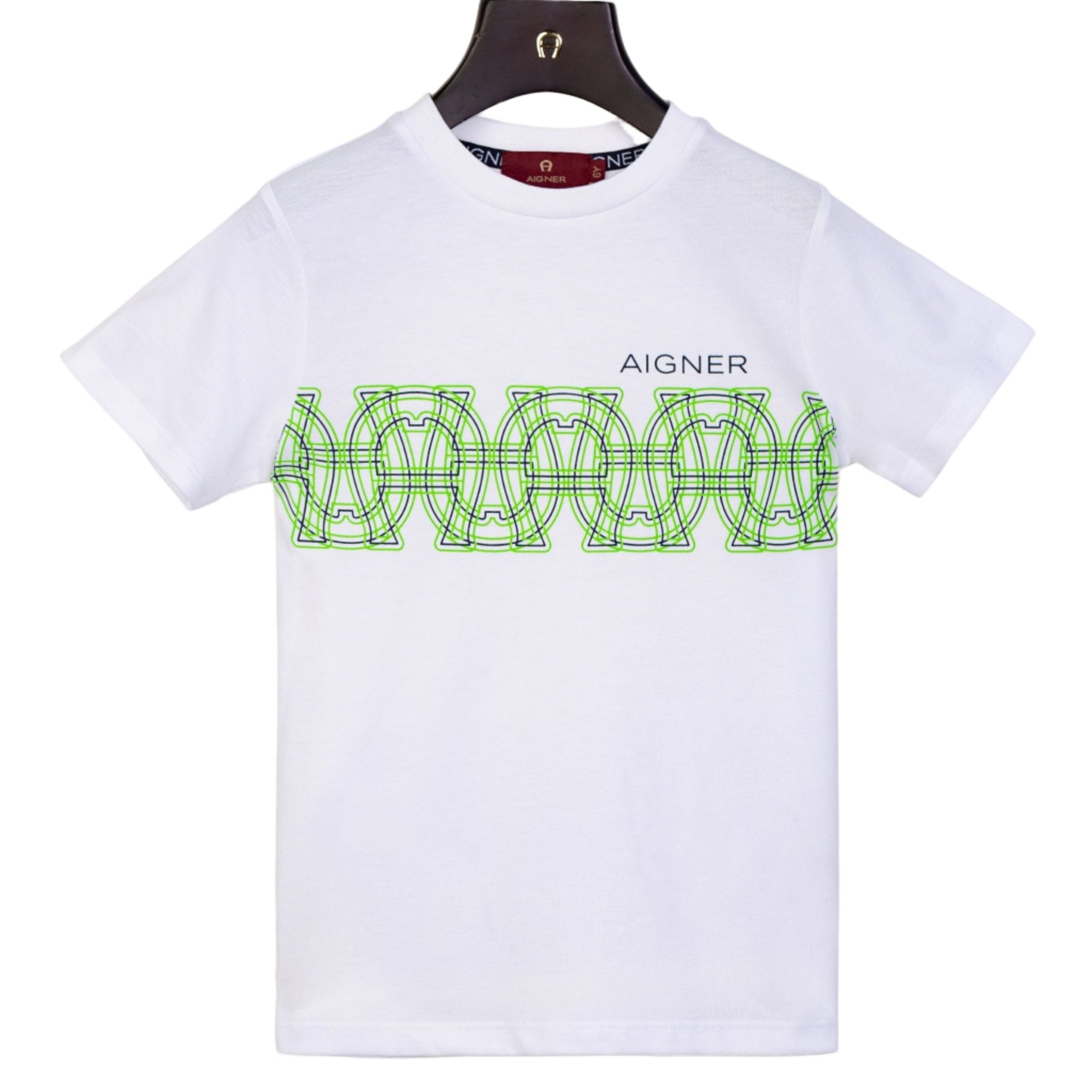 AIGNERJersey Logo Print T-Shirt4062176791287SAVANNA