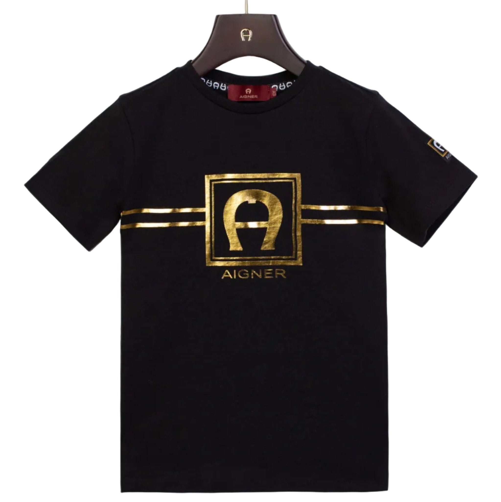 AIGNERJersey Logo Print T-Shirt4062176848349SAVANNA