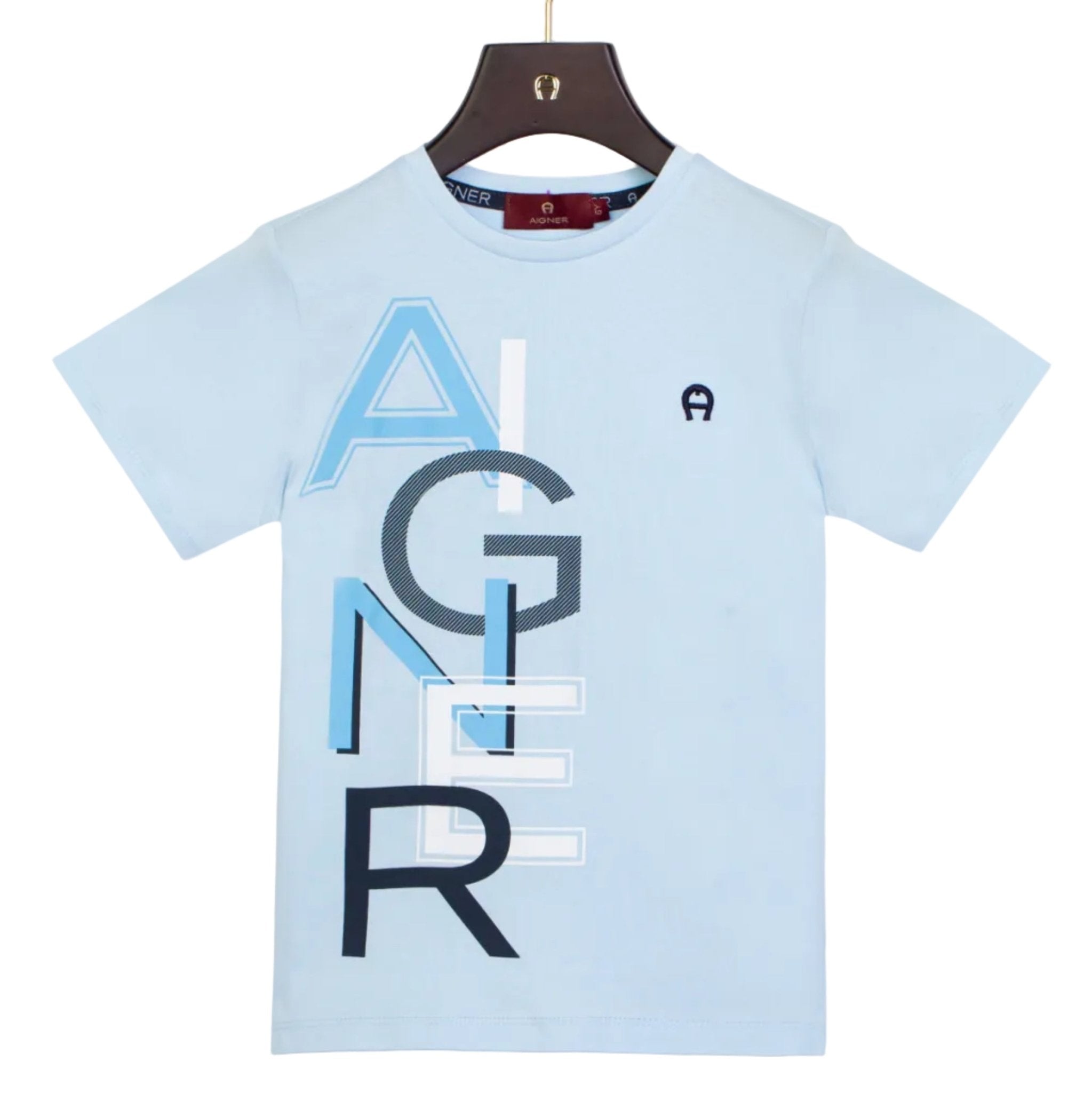 AIGNERJersey Logo Print T-Shirt4062176853145SAVANNA