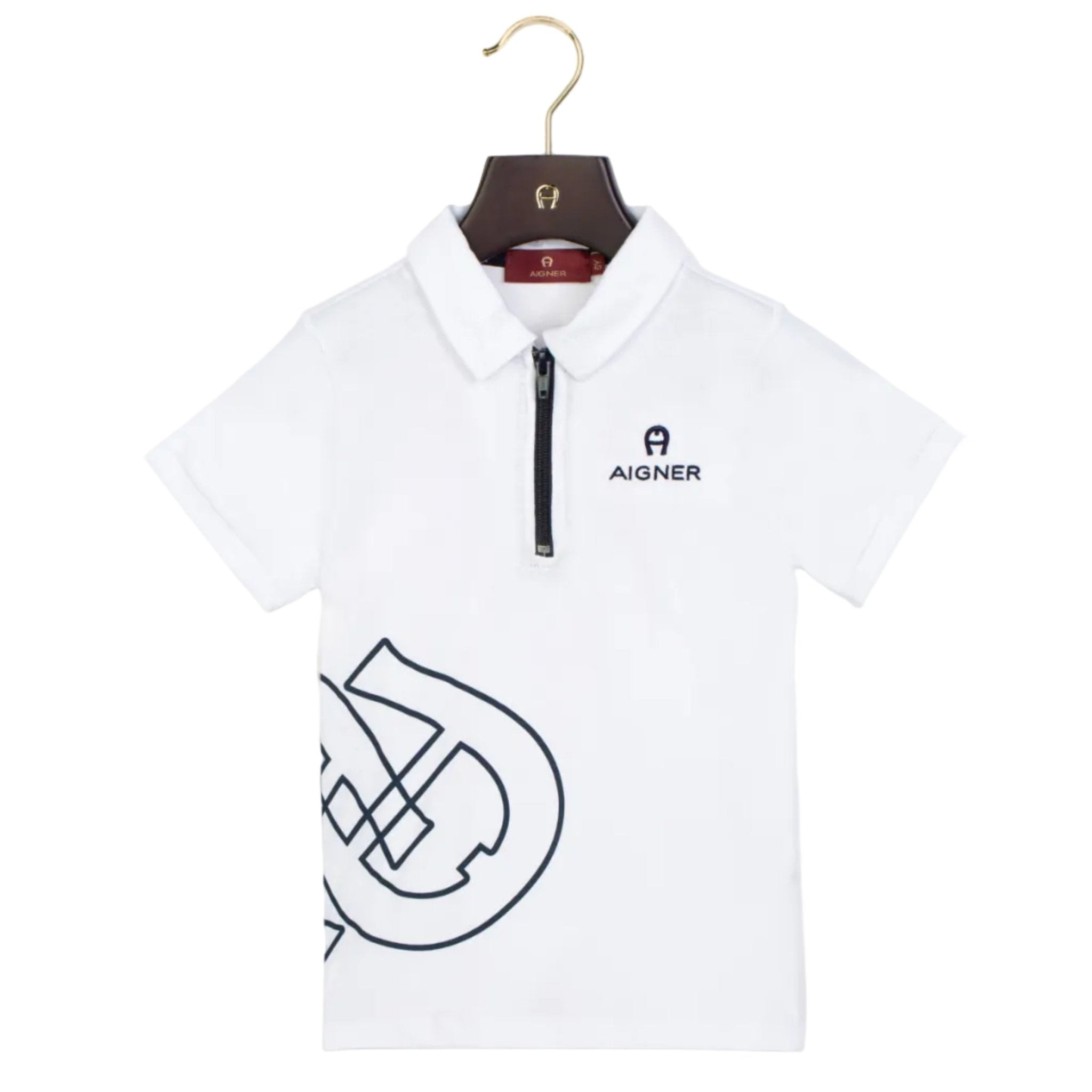 AIGNERLogo Print Polo Shirt4062176853541SAVANNA