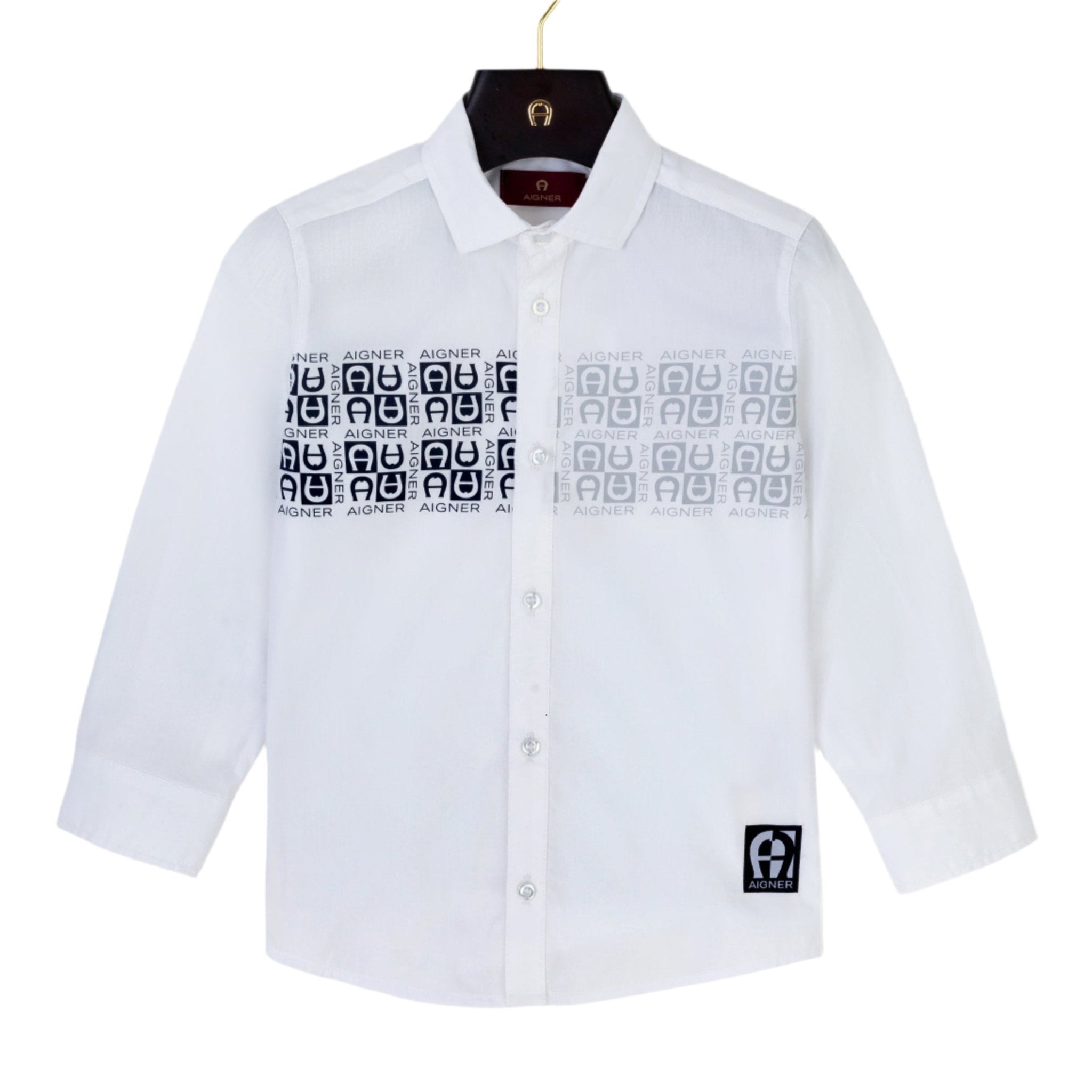 AIGNERLogo Print Shirt4062176678380SAVANNA