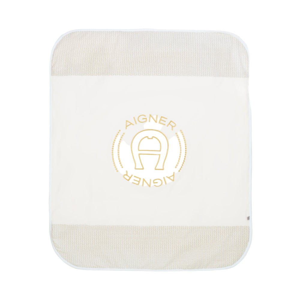 AIGNERPima Logo Baby Blanket4062176821120SAVANNA