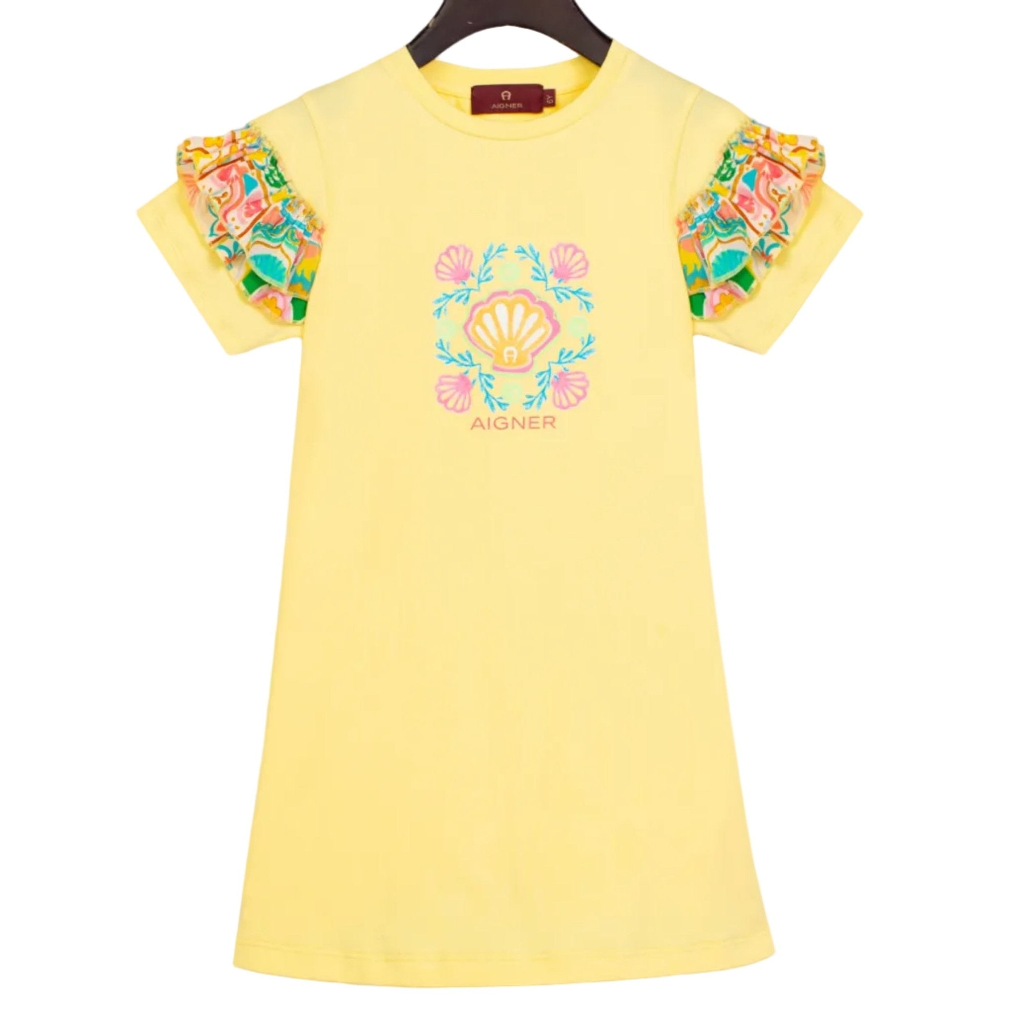 AIGNERShell Print T-Shirt Dress4062176862666SAVANNA