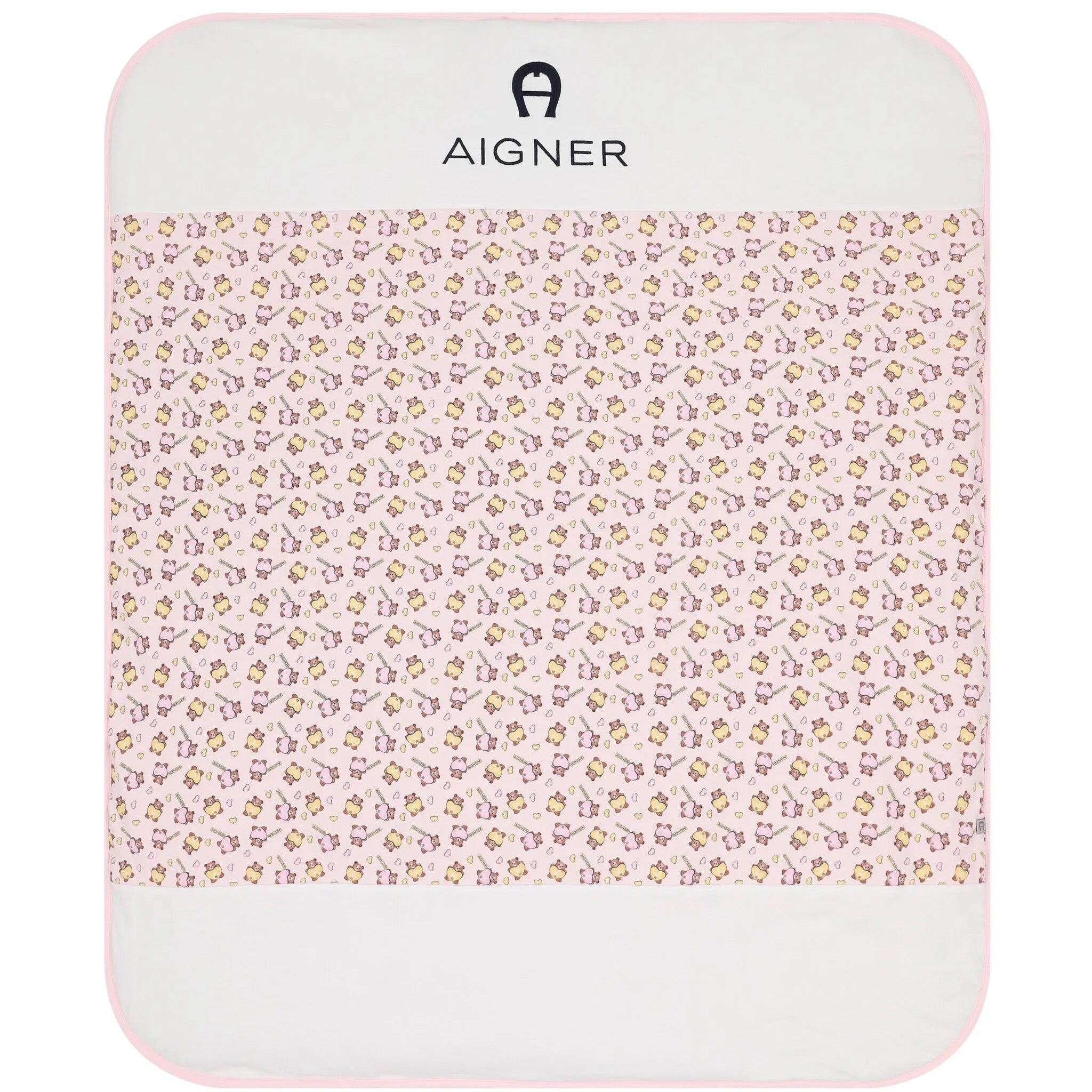 AIGNERTeddy Bear Logo Blanket4062176817253SAVANNA