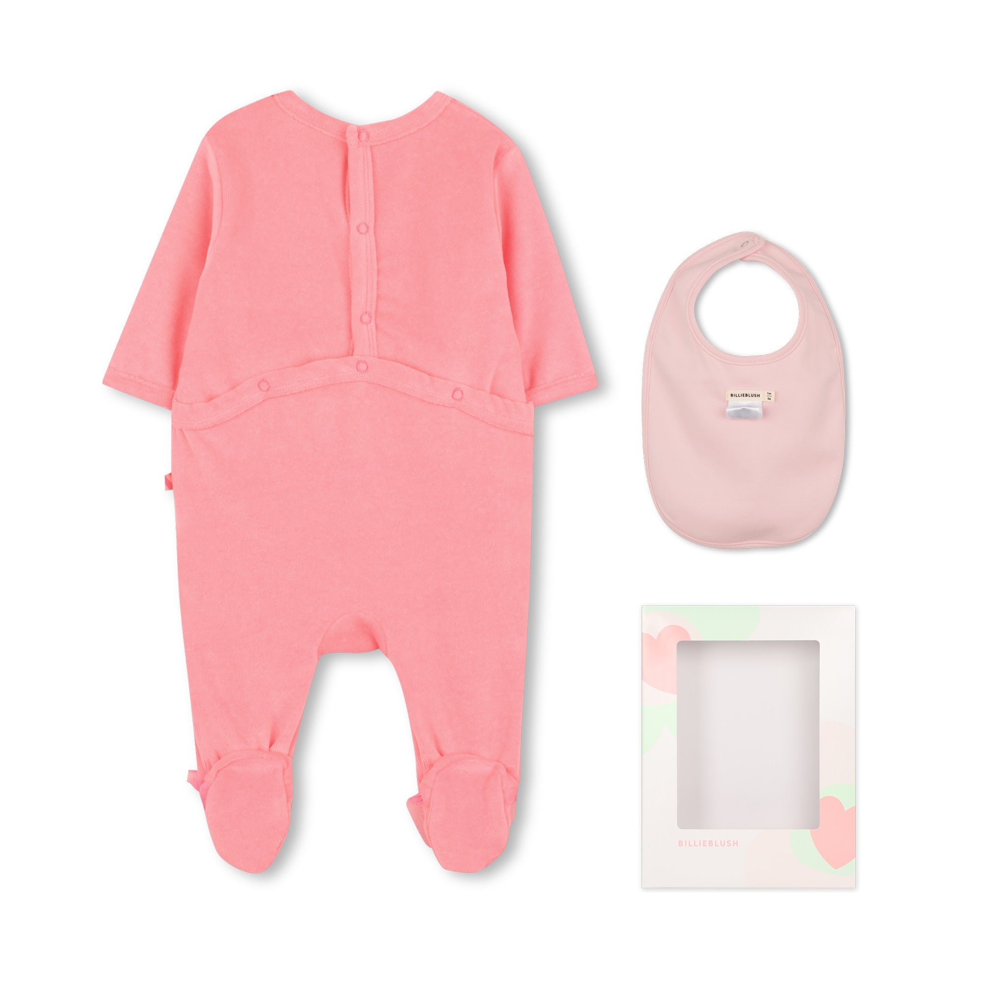 BillieblushBow Detail Babygrow Set3617165956119SAVANNA