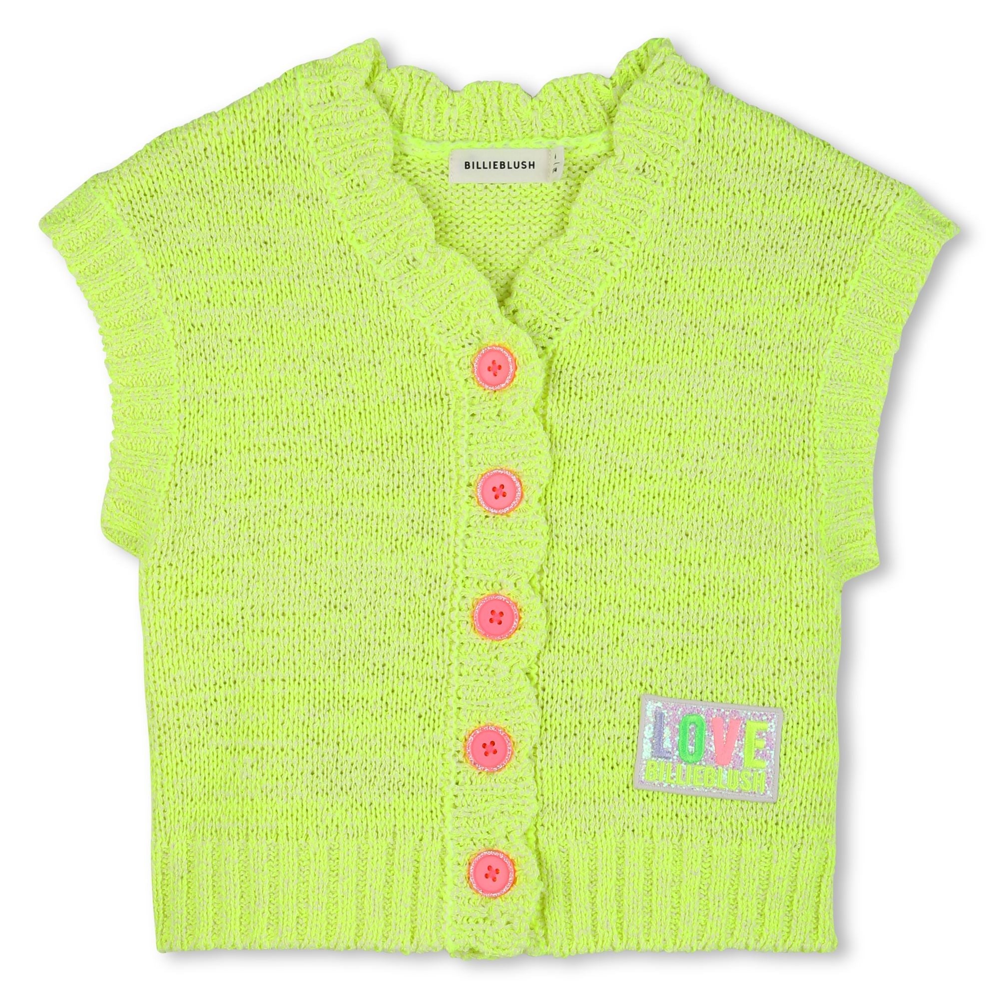 BillieblushKnitted Sleeveless Cardigan3617165943669SAVANNA