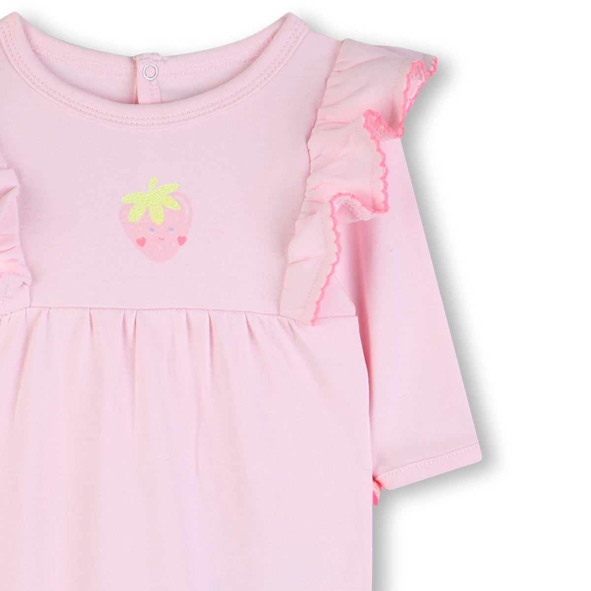 BillieblushRuffled Strawberry Motif Babygrow Set3617165956126SAVANNA