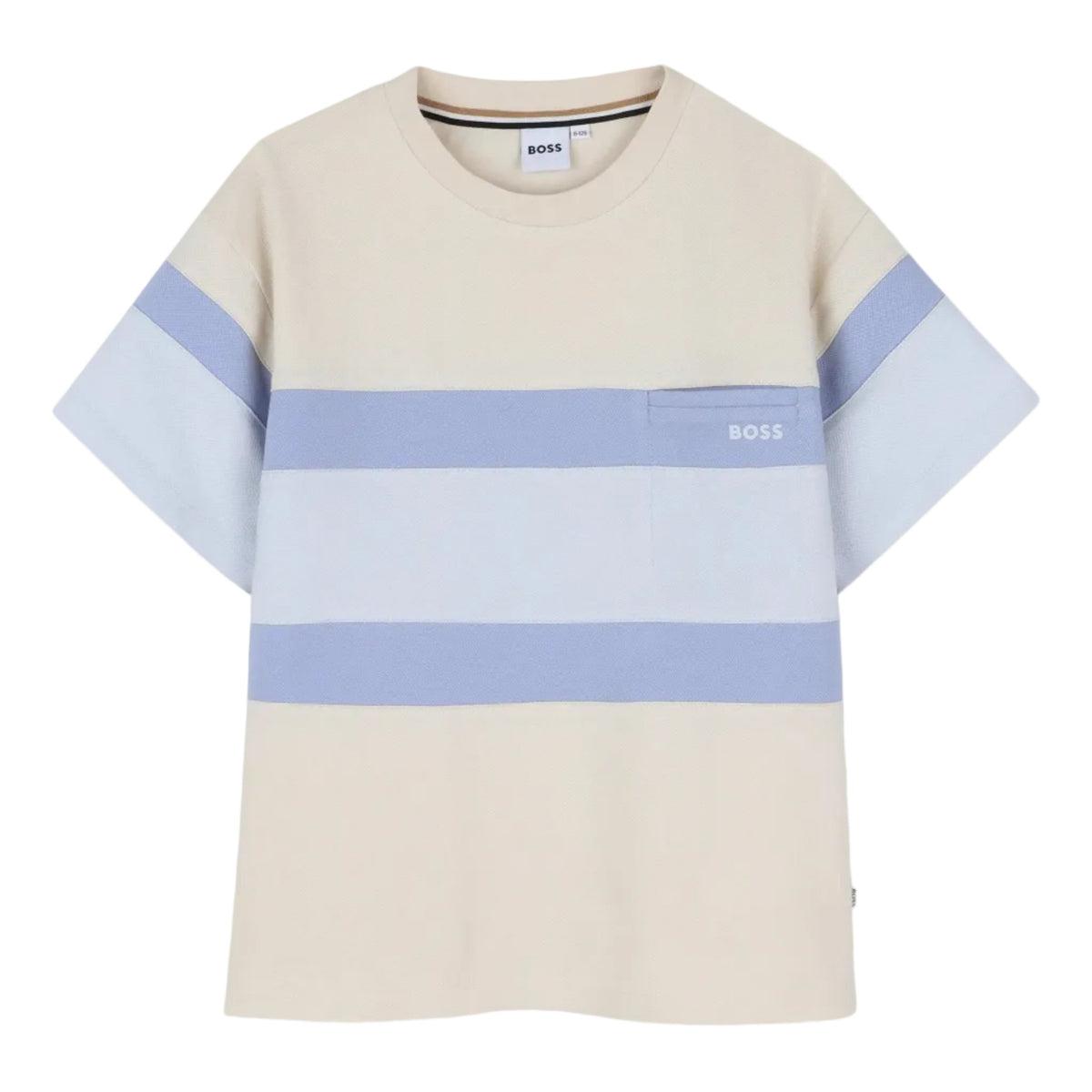 BossJetted Pocket Striped T-Shirt3617165845048SAVANNA