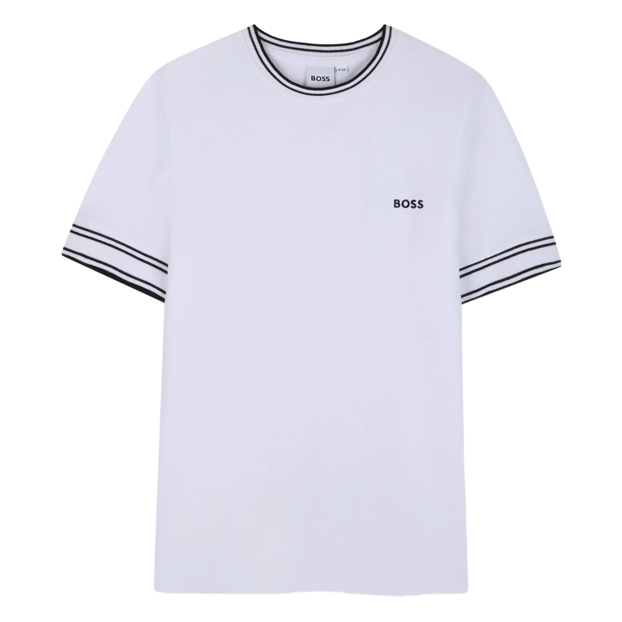 BossLogo Embroidered Striped T-Shirt3617165994555SAVANNA