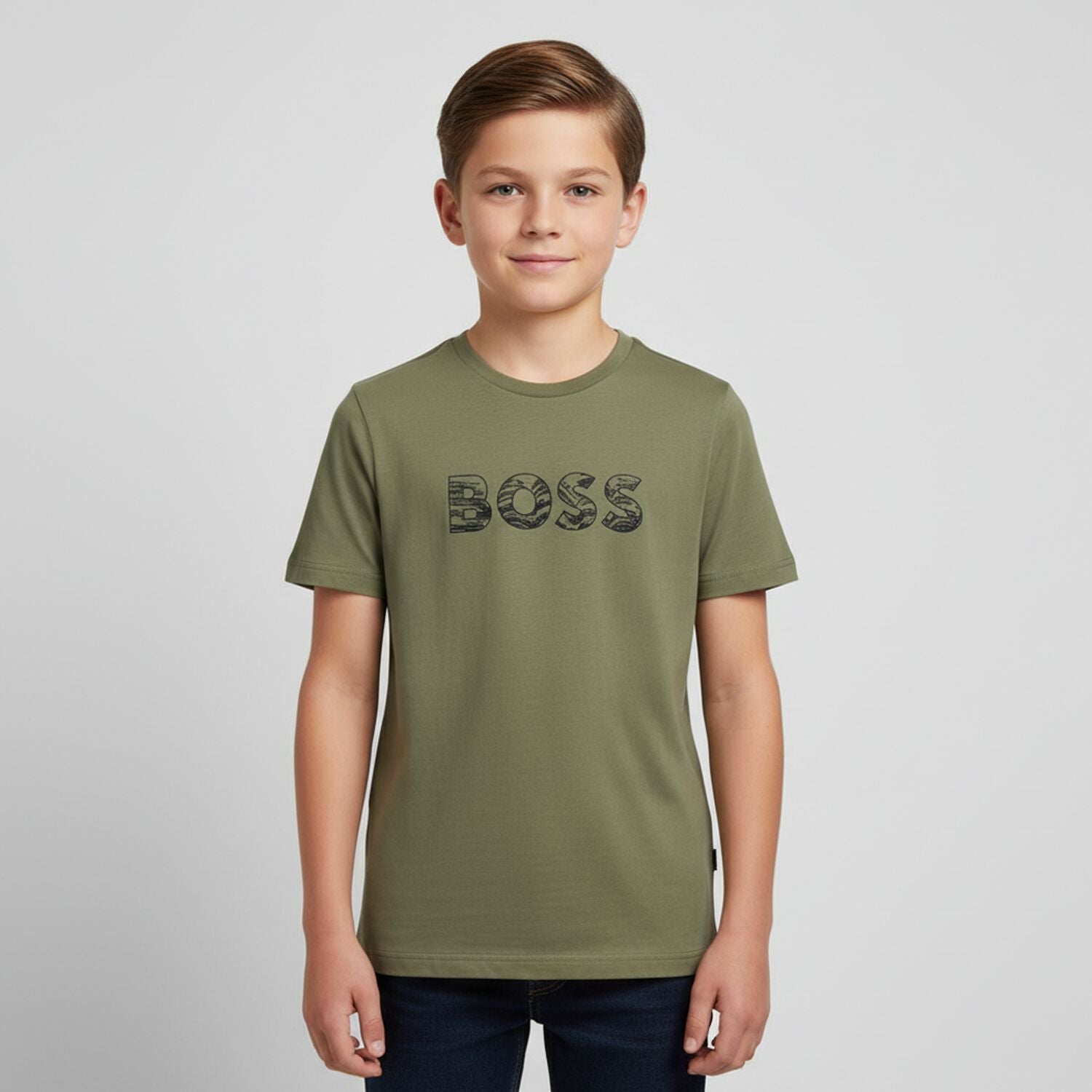 BossLogo Print T-Shirt3617165741258SAVANNA