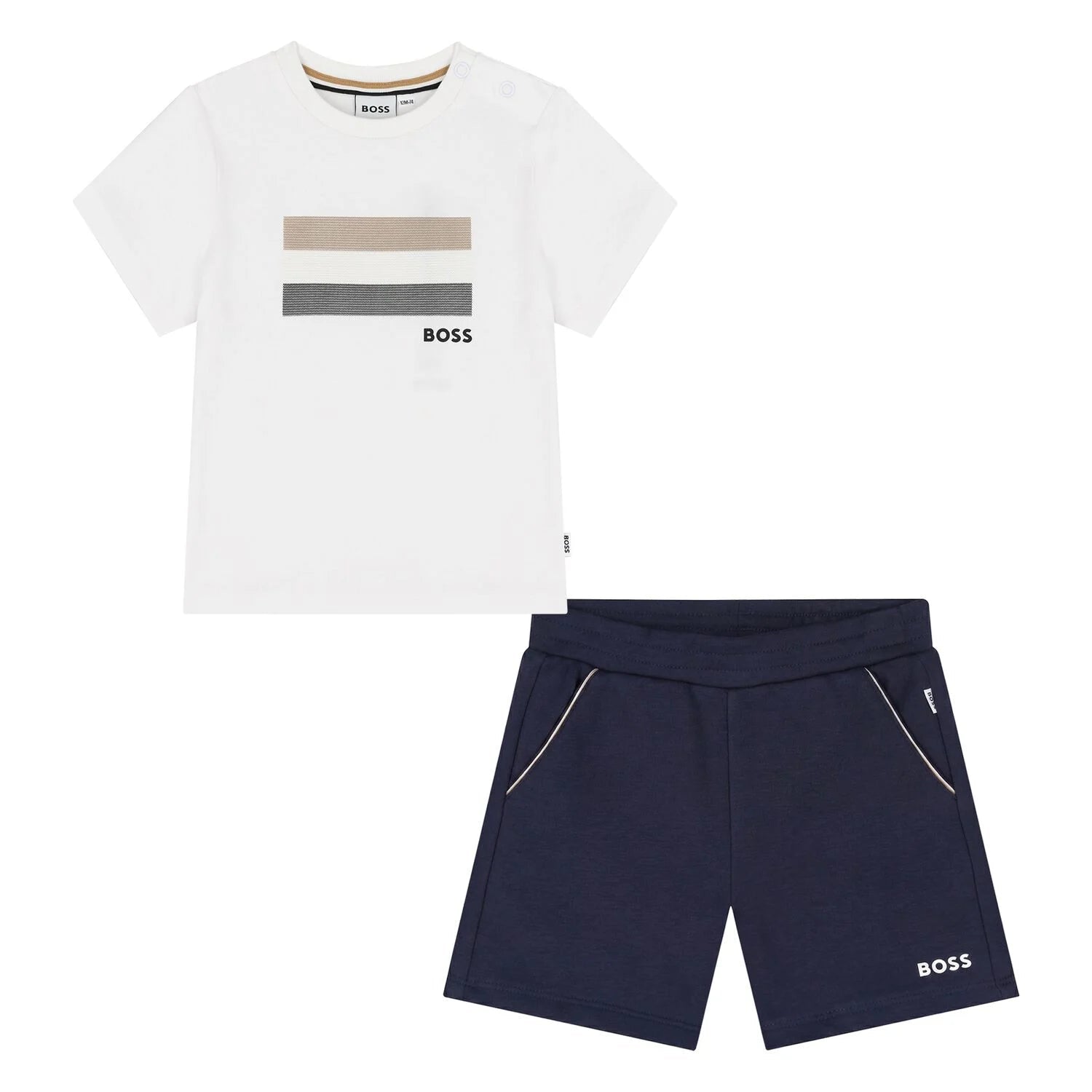 BossLogo Shorts & T-Shirt Set3617165911750SAVANNA