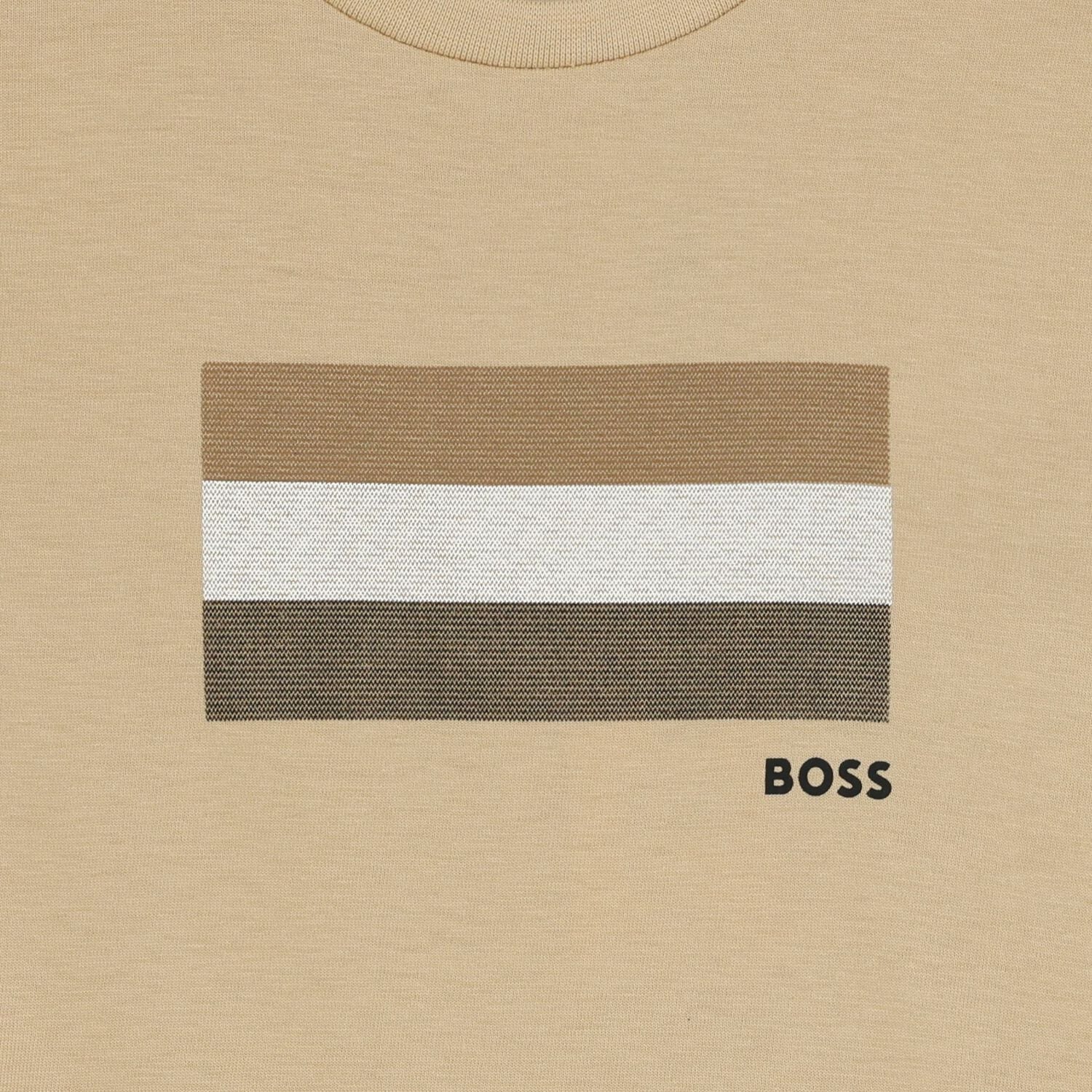 BossStriped Logo T-Shirt3617166079930SAVANNA