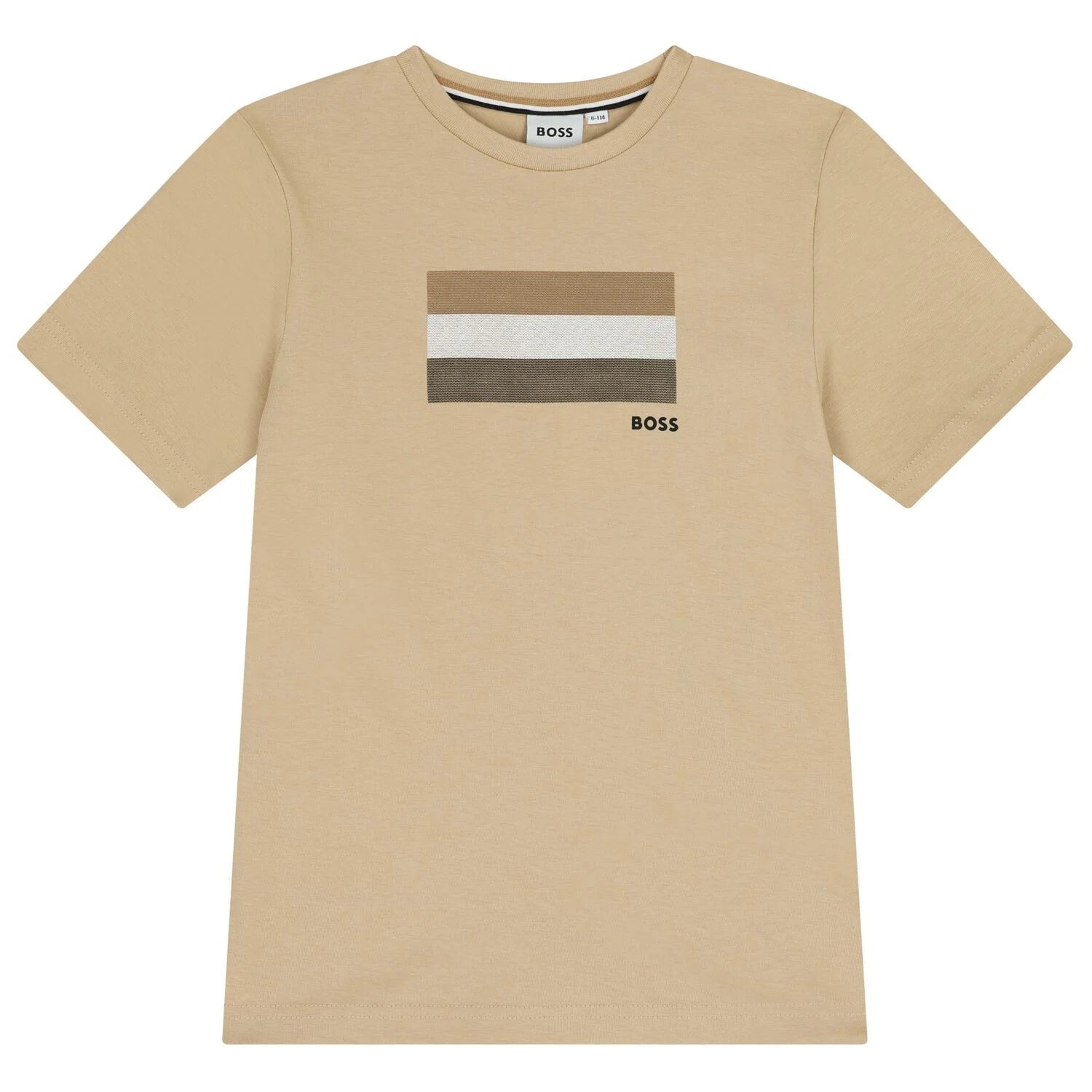 BossStriped Logo T-Shirt3617166079930SAVANNA