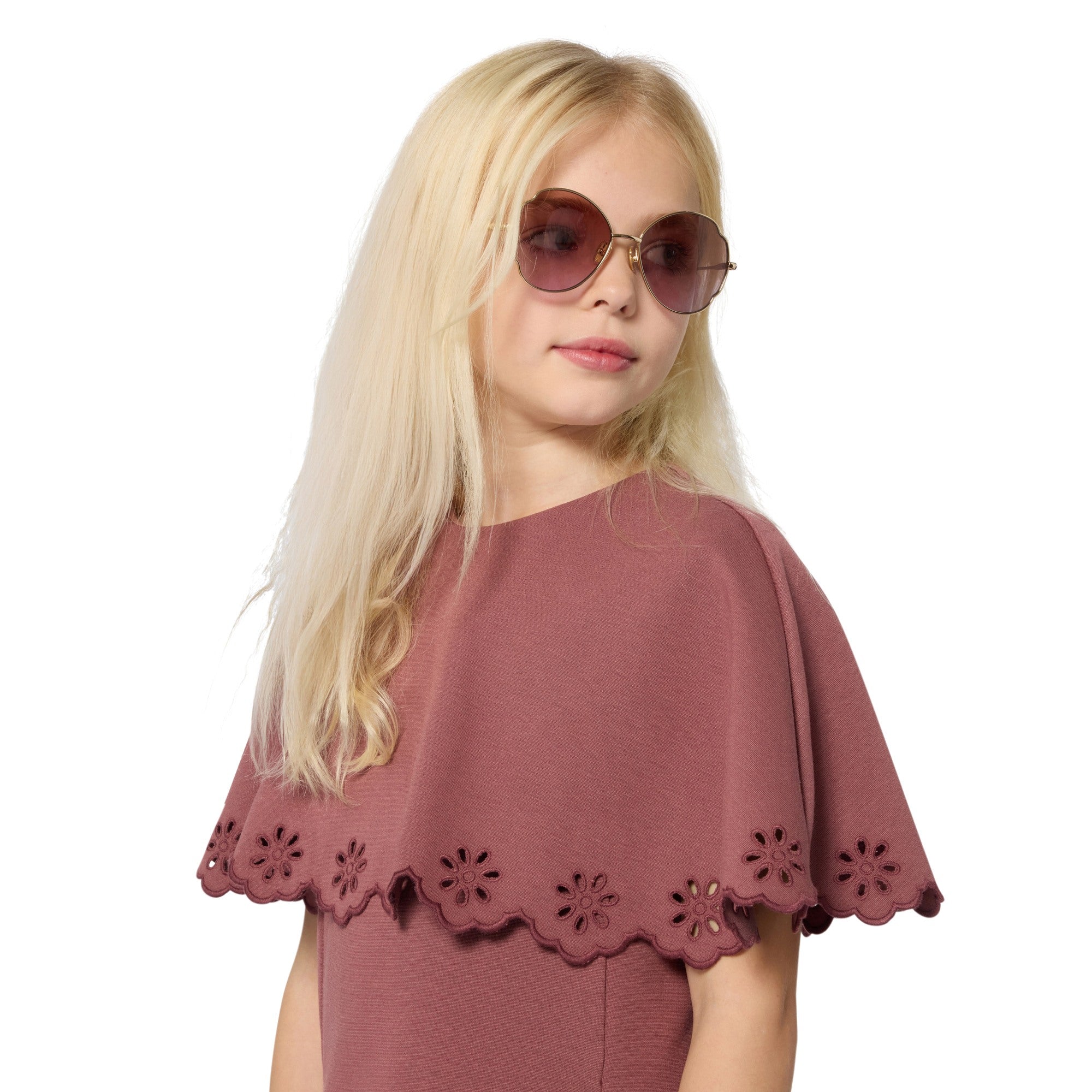 CHLOÉFloral Cape DressSAVANNA