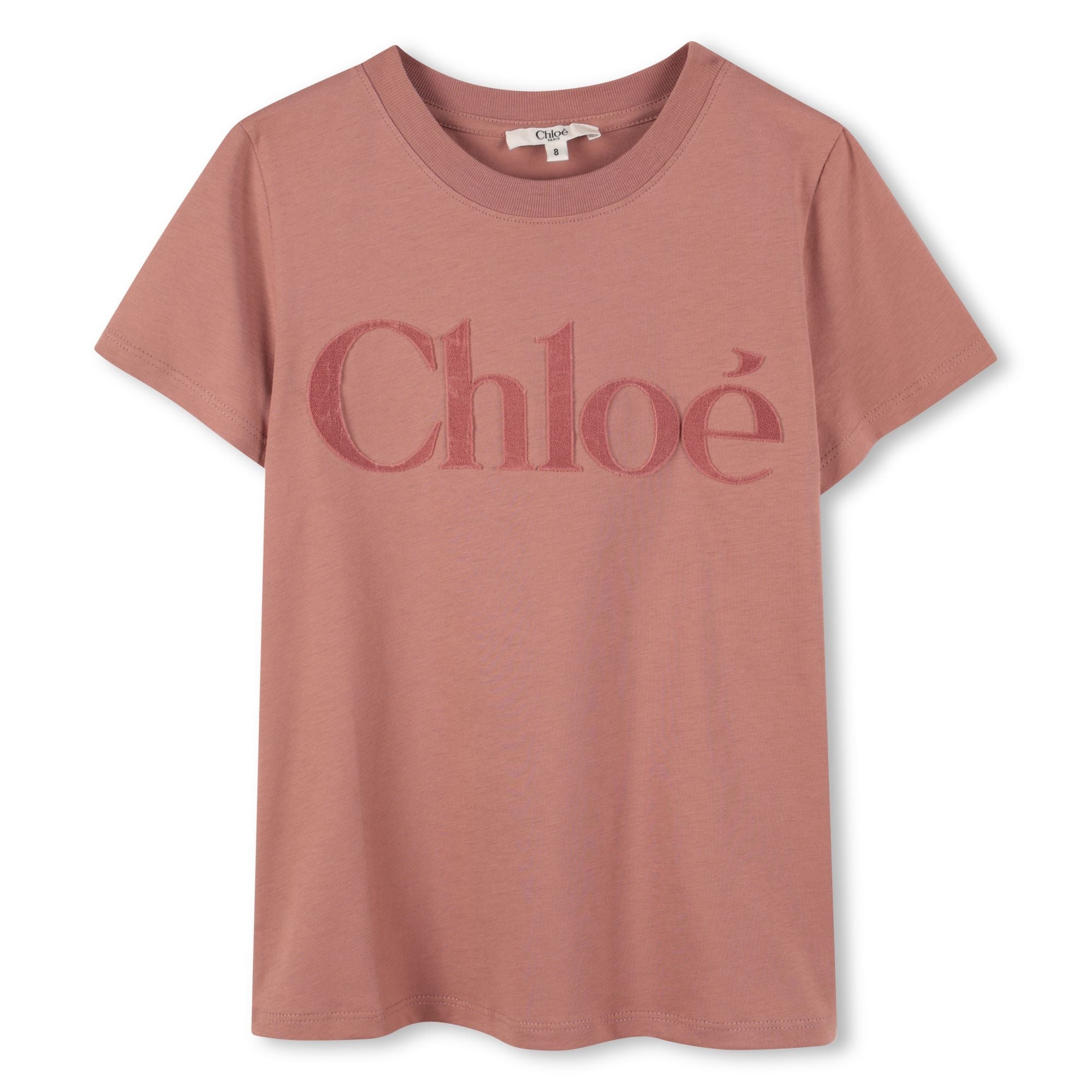 CHLOÉJersey Logo Print T-Shirt3617165530289SAVANNA