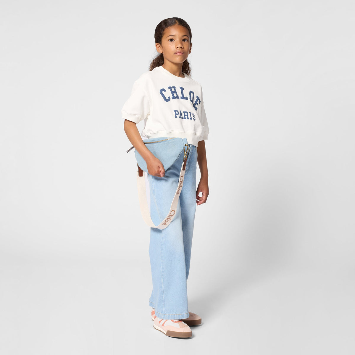 CHLOÉJersey Short Sleeved SweatshirtSAVANNA
