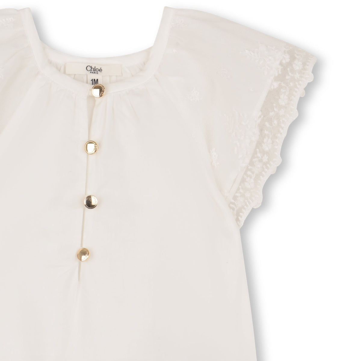 CHLOÉLace Trim Playsuit3617165833212SAVANNA