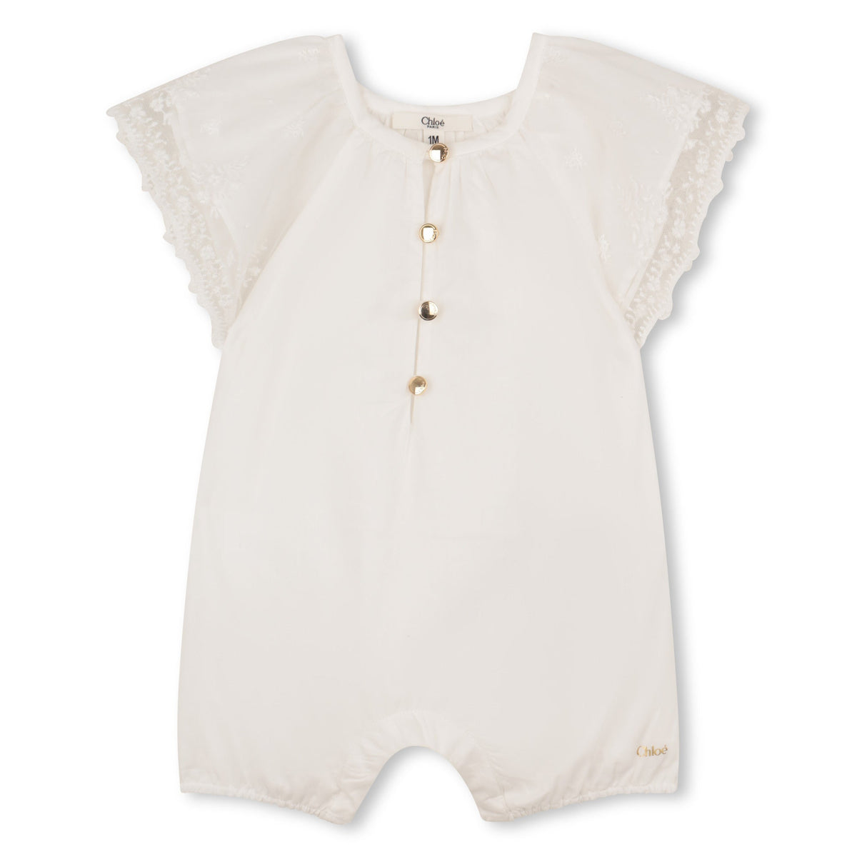CHLOÉLace Trim Playsuit3617165833212SAVANNA