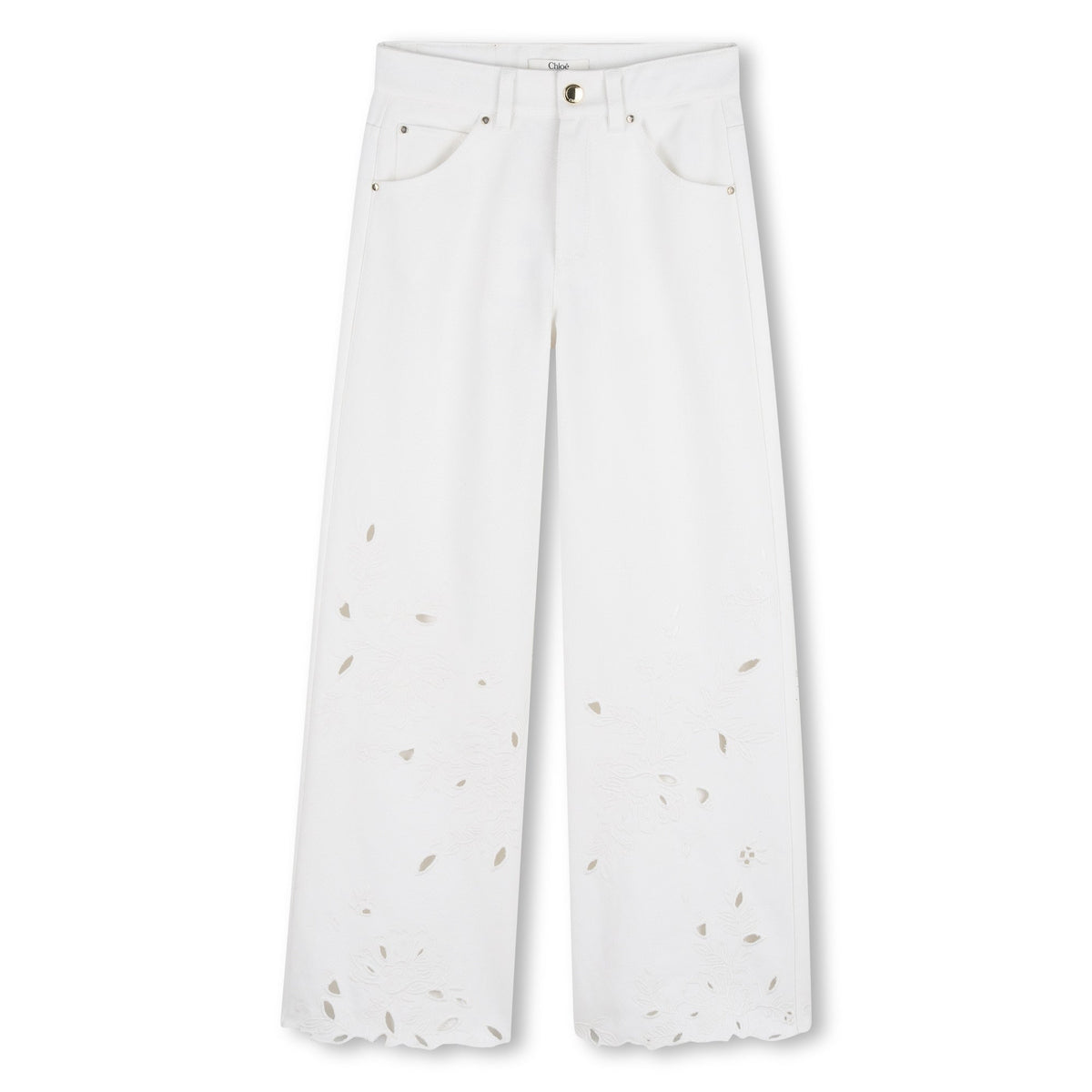 CHLOÉLaser Waist Trousers3617165880704SAVANNA