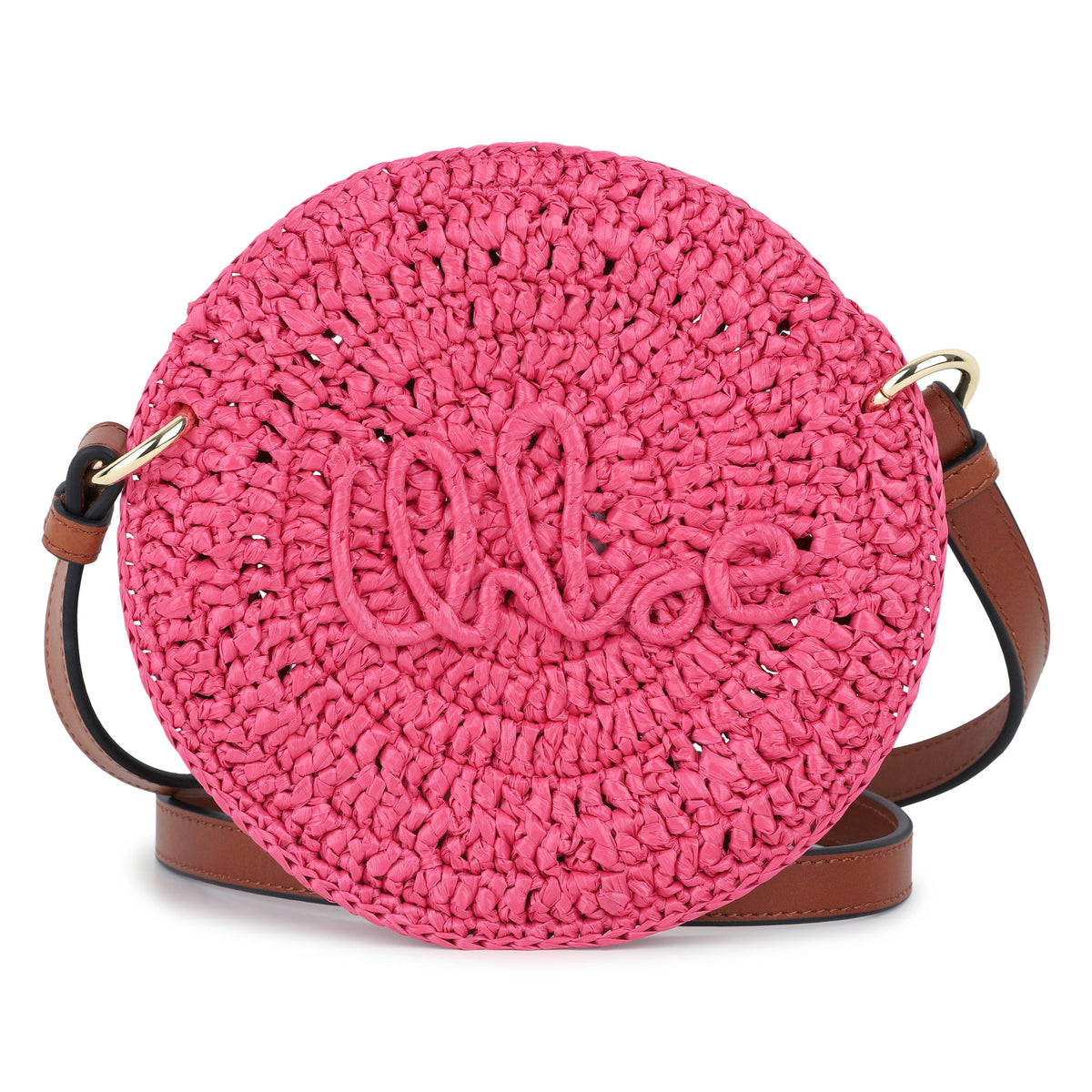 CHLOÉLogo Straw Crossbody Bag3617165957765SAVANNA