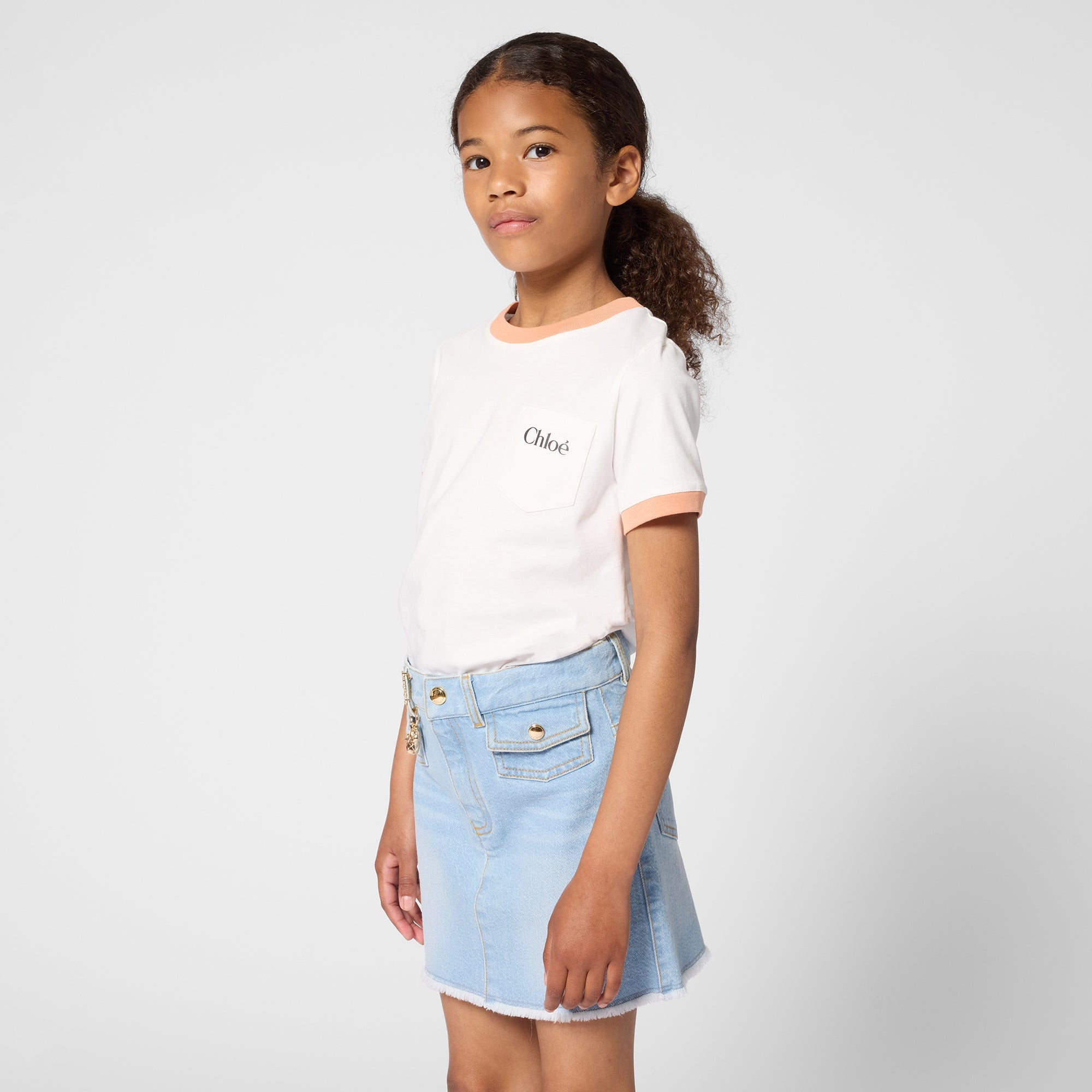 CHLOÉMini Me Logo T-Shirt3617165830174SAVANNA