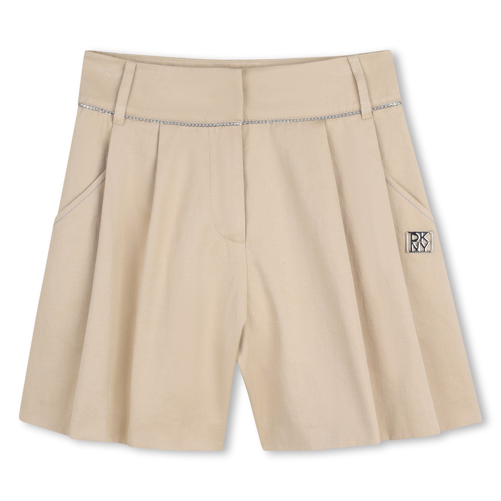 DKNYPleated Logo Shorts3617165921117SAVANNA