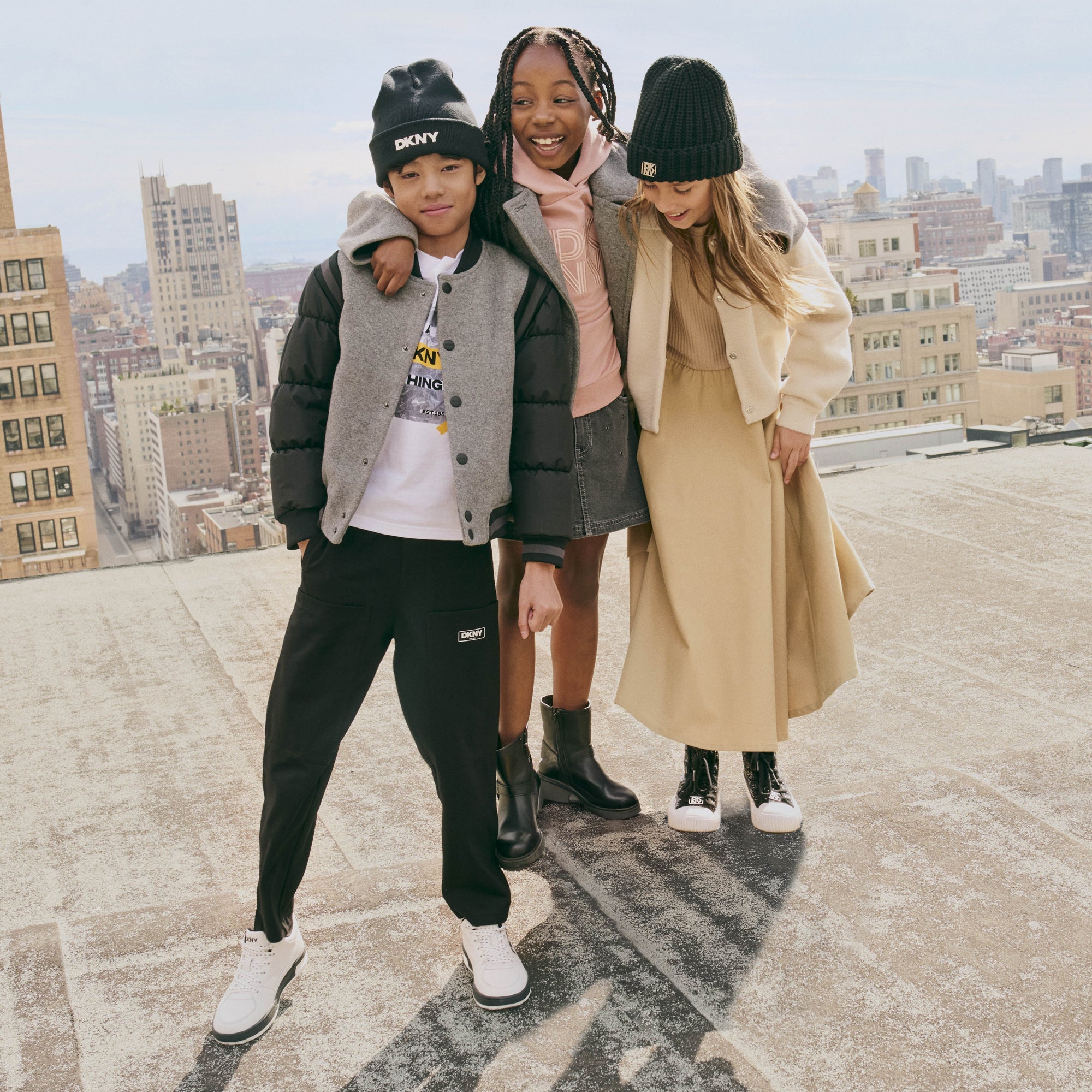 DKNYPuffer Sleeves Bomber Jacket3617165608667SAVANNA