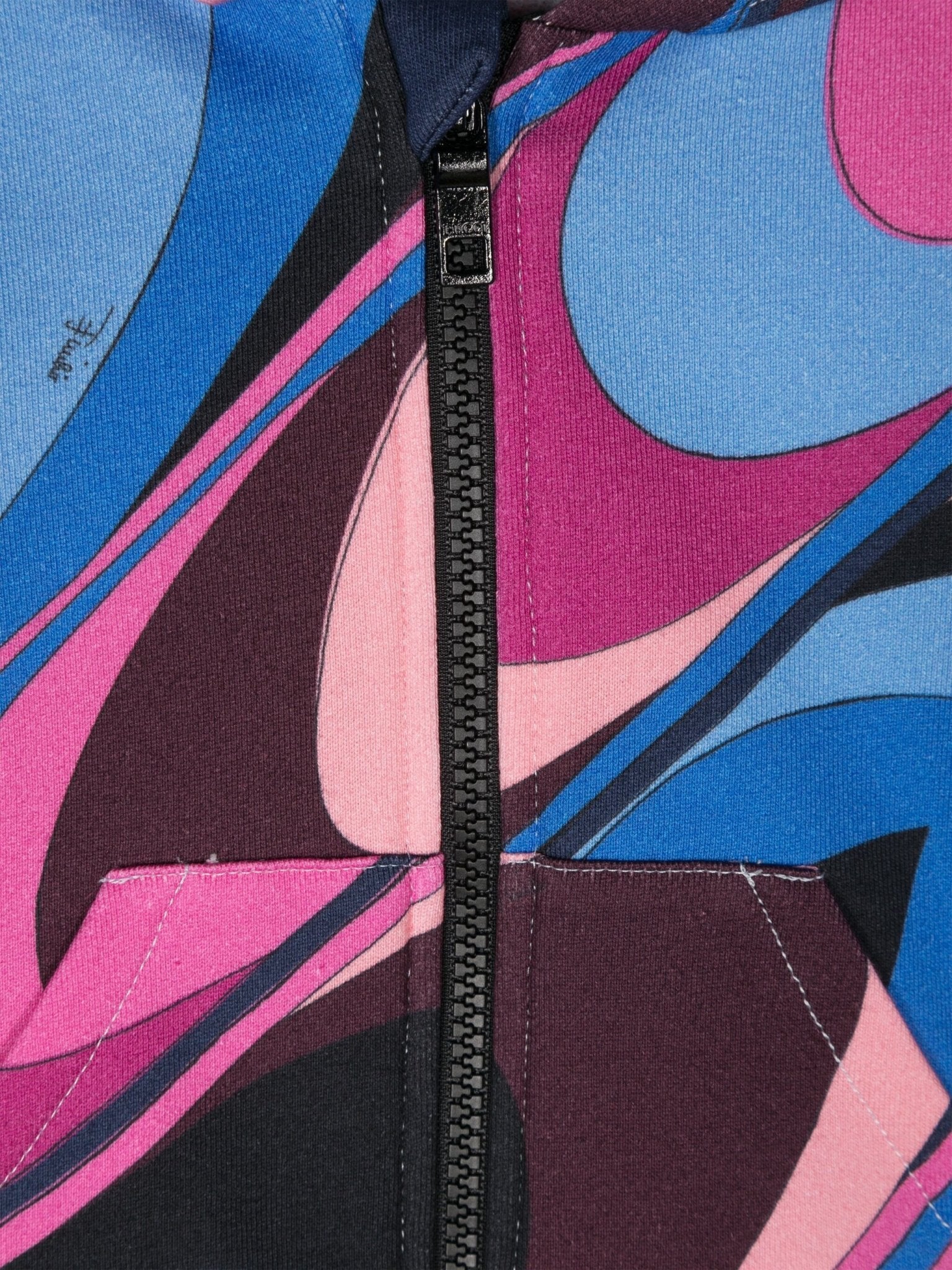 Emilio PucciAbstract Zip Up Hoodie8055178394484SAVANNA