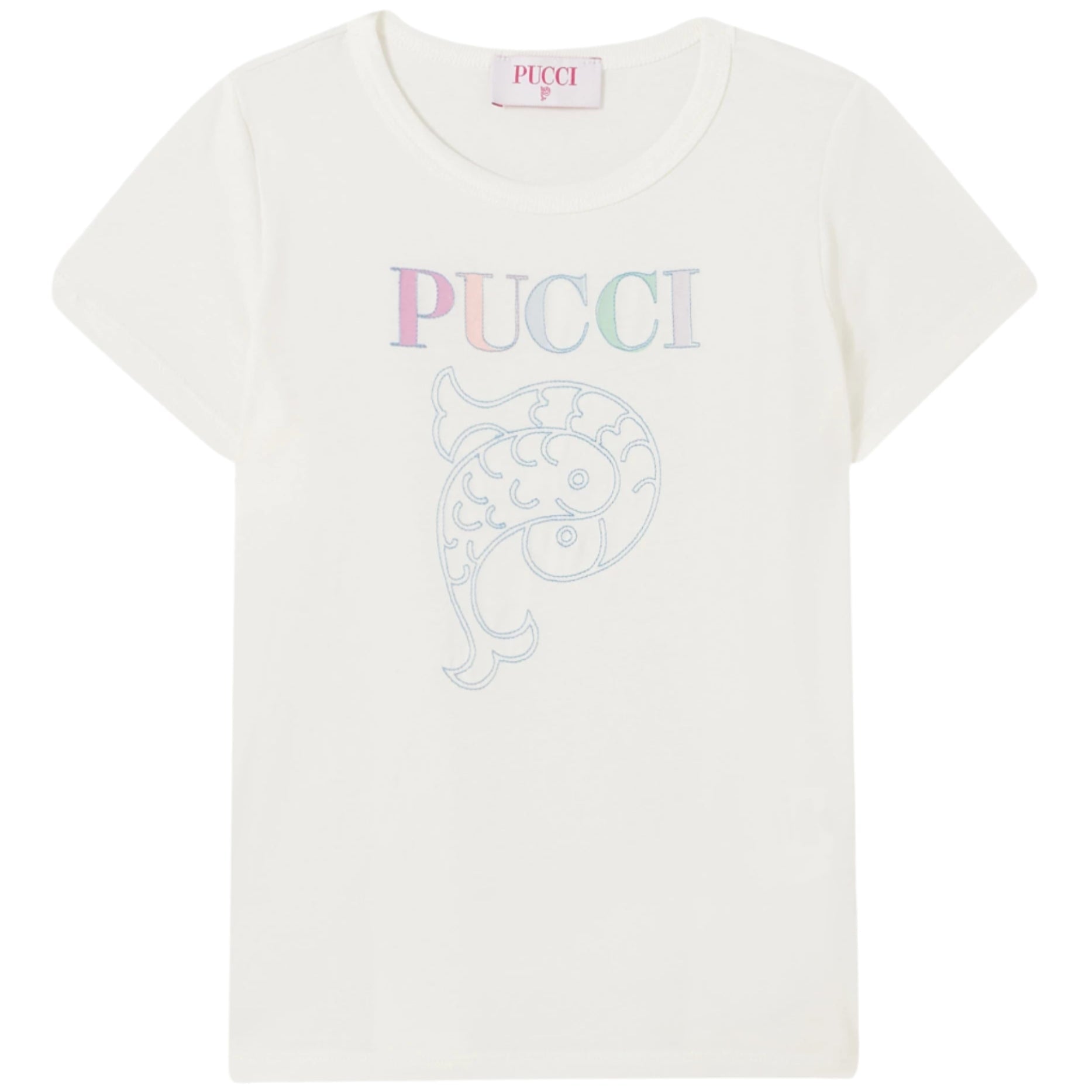 Emilio PucciEmbroidered Logo T-shirt8055178715104SAVANNA