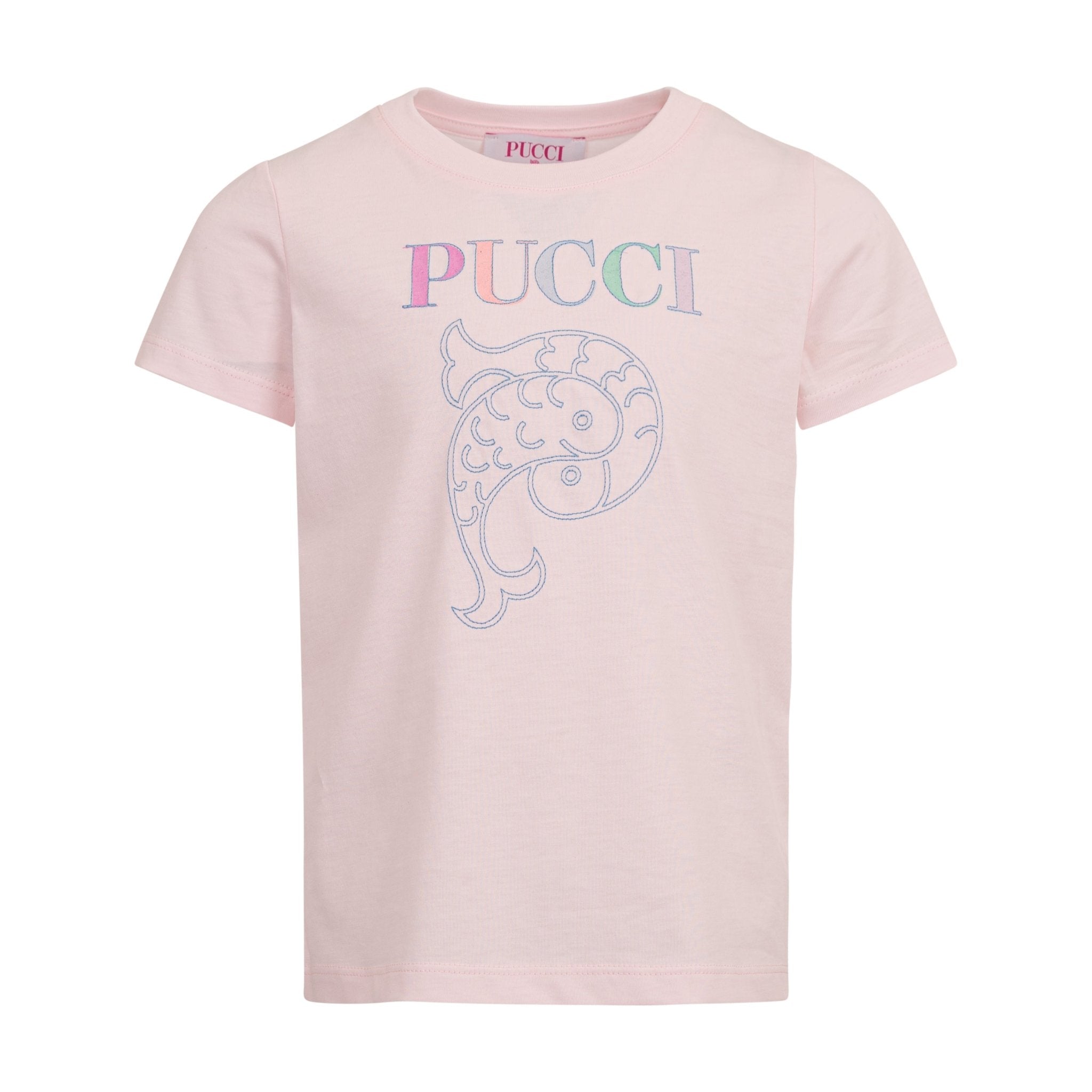 Emilio PucciEmbroidered Logo T-shirt8055178715180SAVANNA