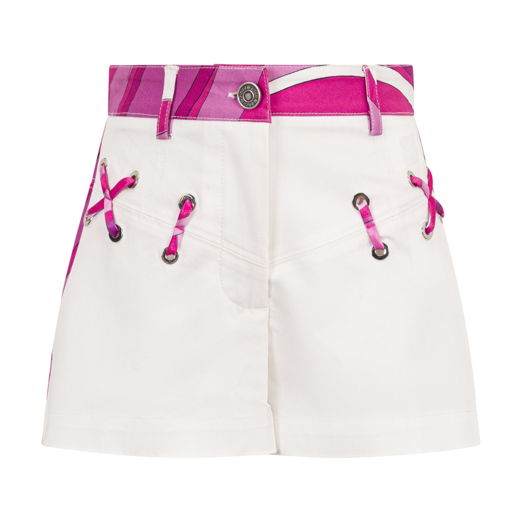 Emilio PucciEyelet Bermuda Shorts8059774189314SAVANNA