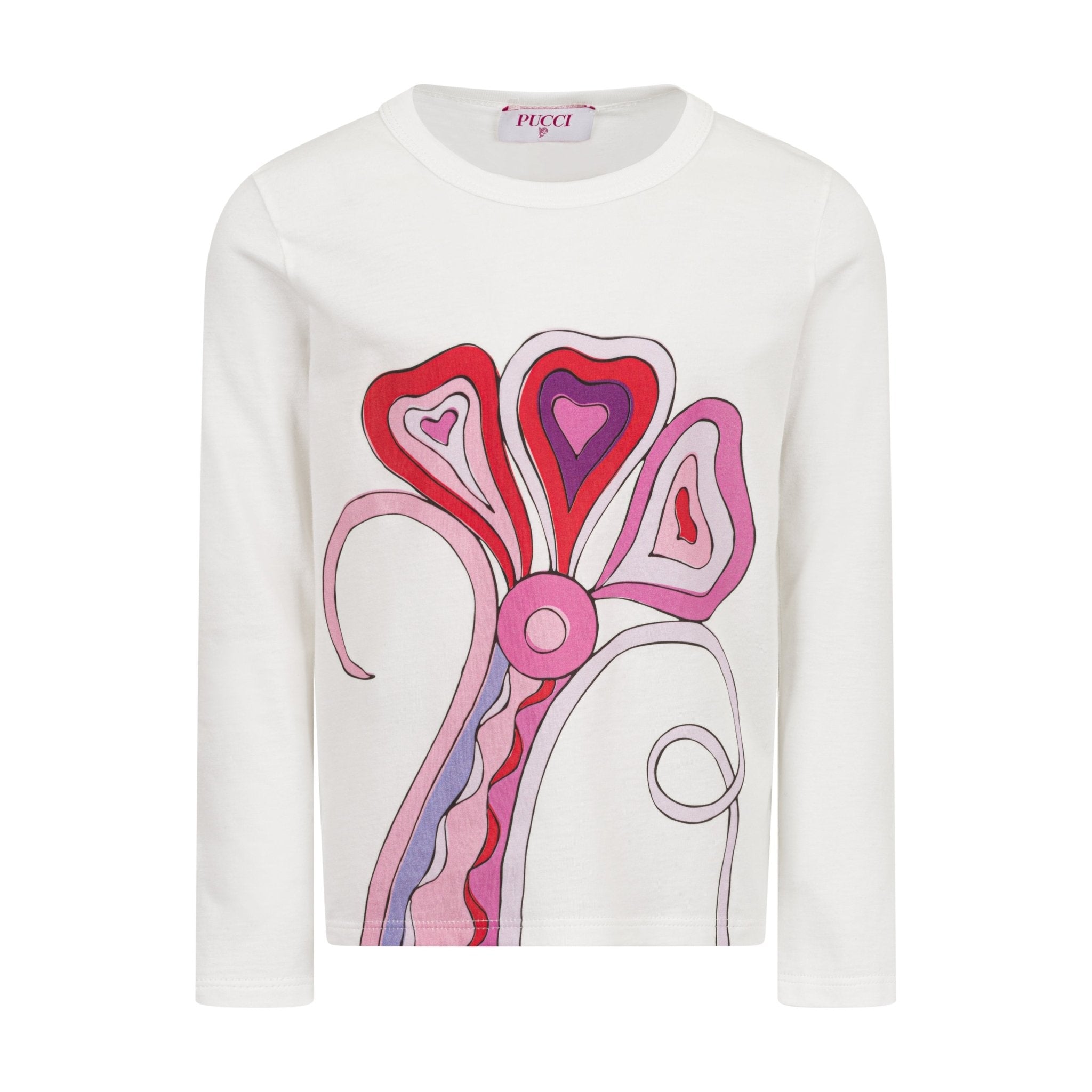 Emilio PucciHeart Embroidery T-Shirt8055178939579SAVANNA