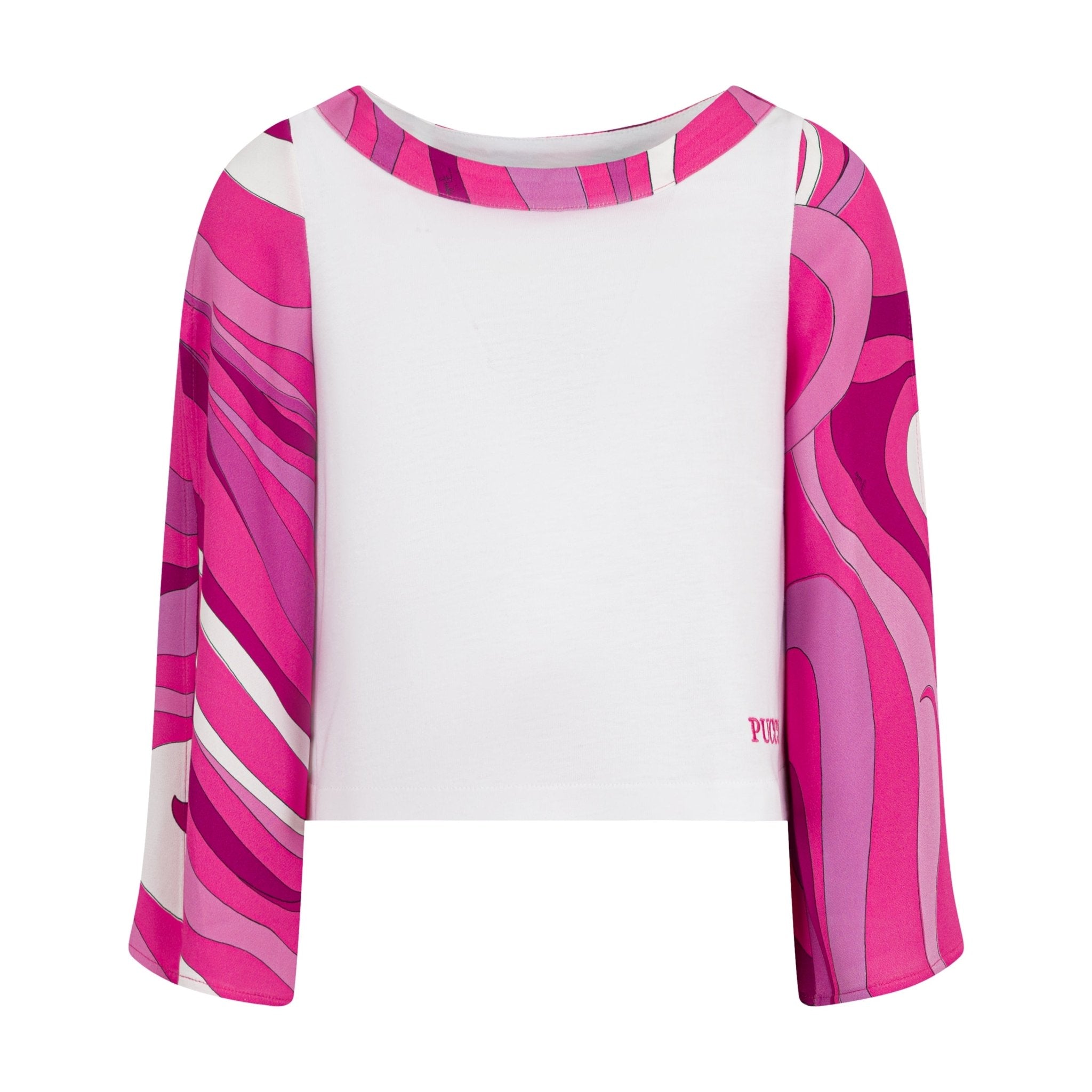 Emilio PucciLogo Iride Sleeves T-Shirt8059774195001SAVANNA