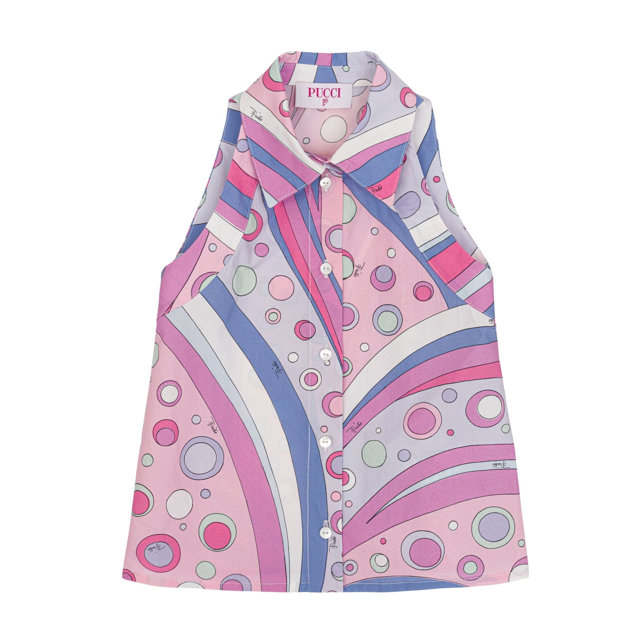 Emilio PucciPrint Sleeveless Blouse8055178707925SAVANNA