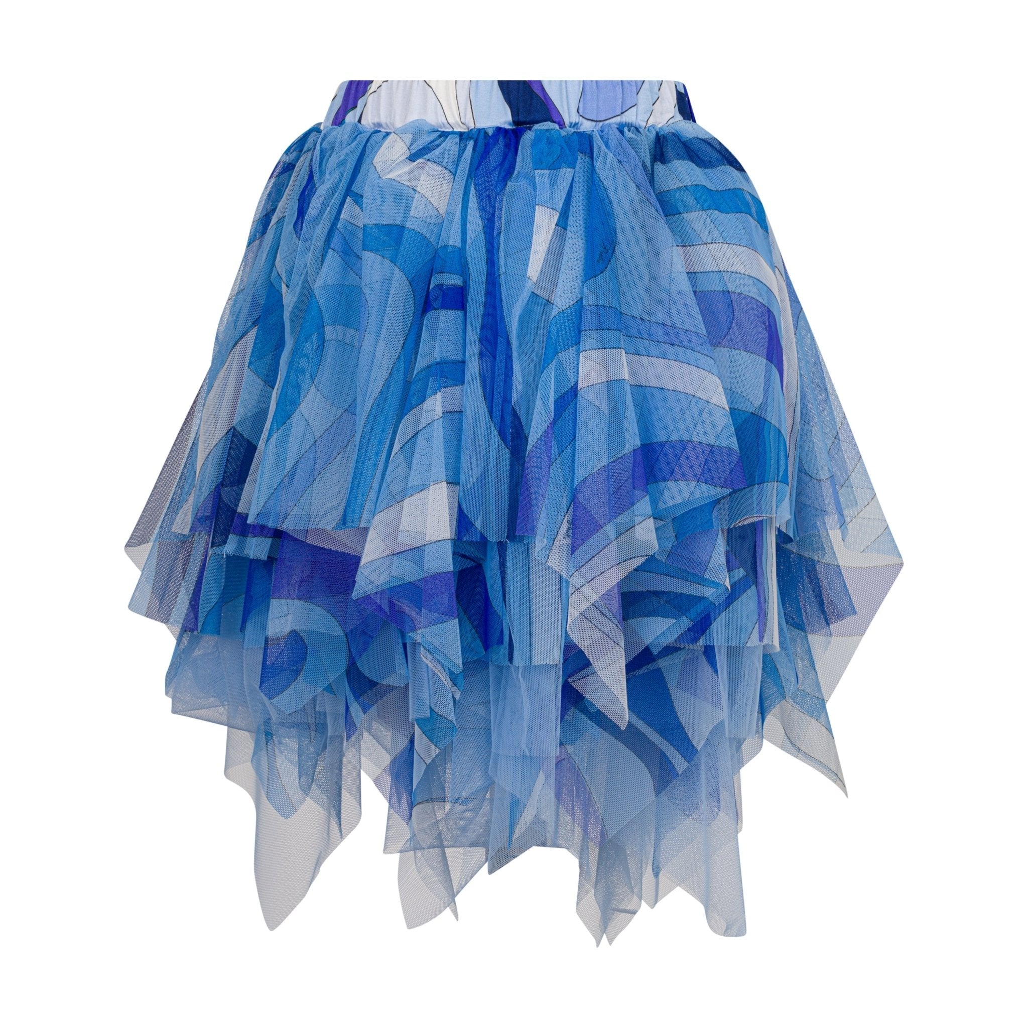 Emilio PucciPrinted Ruffled Skirt8055178937193SAVANNA