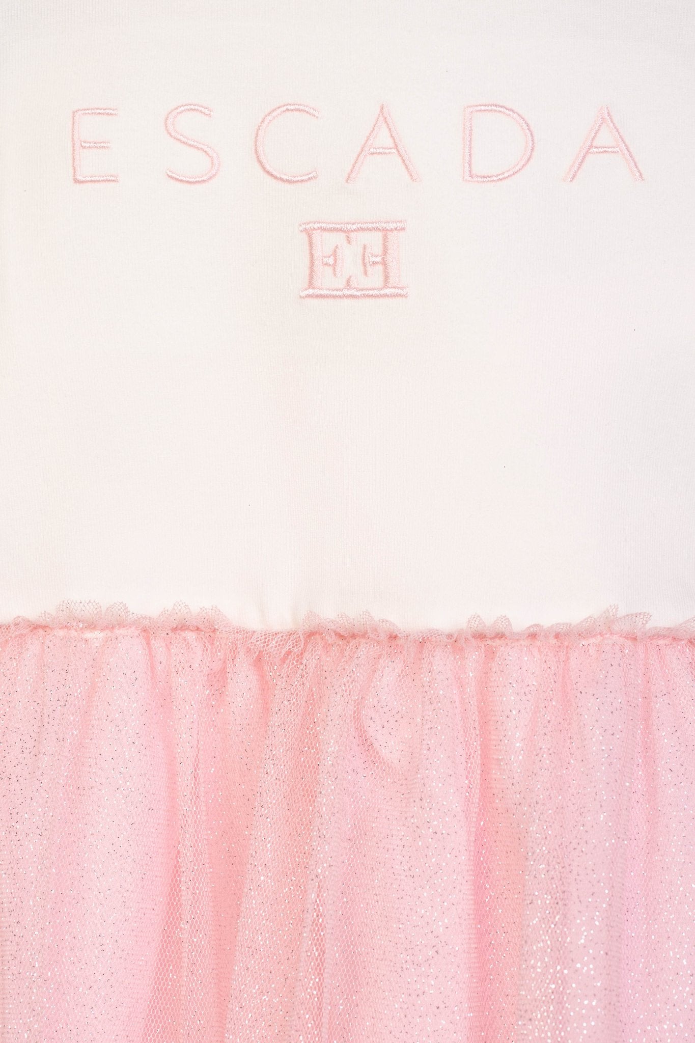 ESCADAEmbroidered Logo Tulle Dress4062176890768SAVANNA