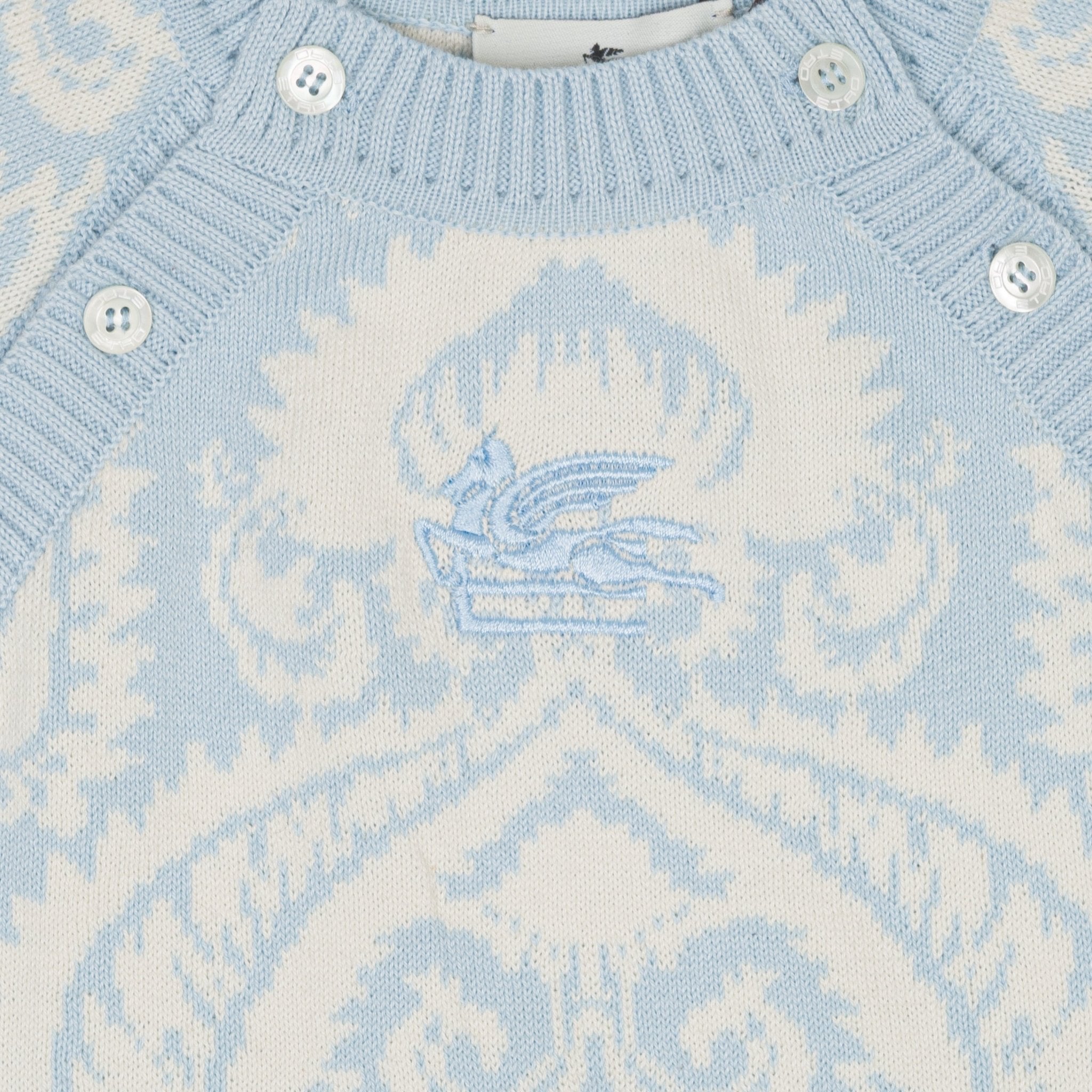 ETRODamask Knitted Babygrow Set8059774029368SAVANNA