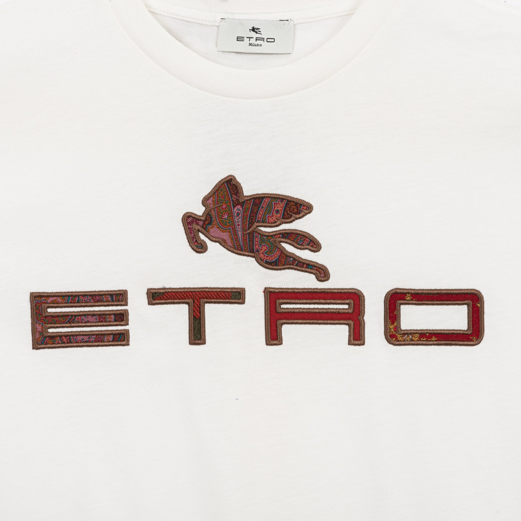 ETROPegaso Embellished Motif T-Shirt8059774023380SAVANNA