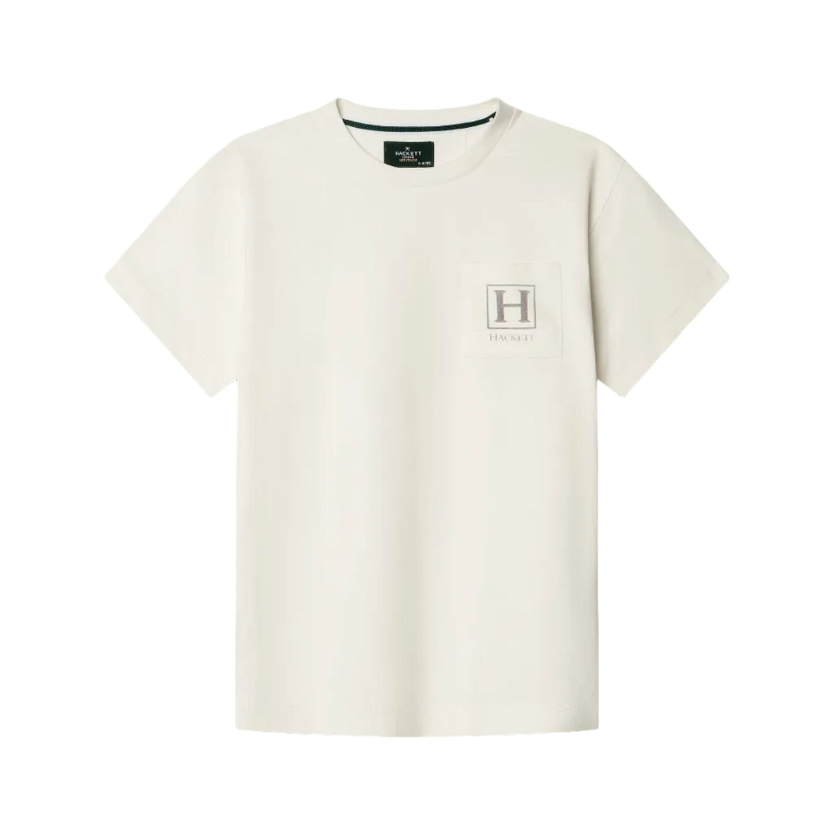 Hackett LondonH Pocket Logo T-Shirt5063698377378SAVANNA