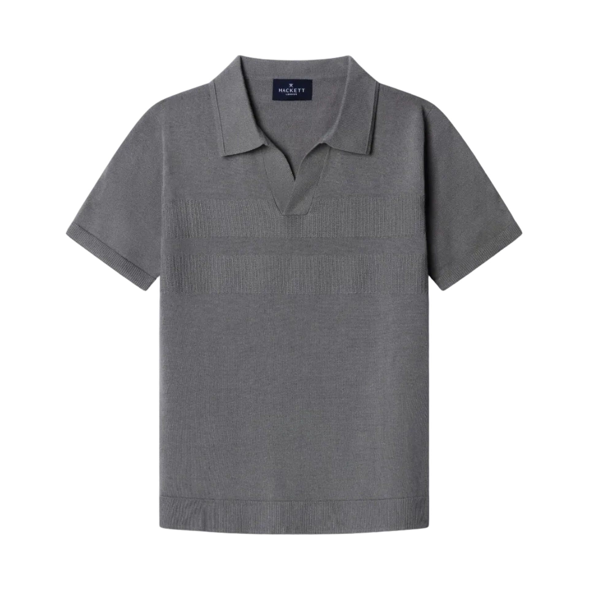 Hackett LondonShort Sleeved Knit Polo T-Shirt5063698160383SAVANNA
