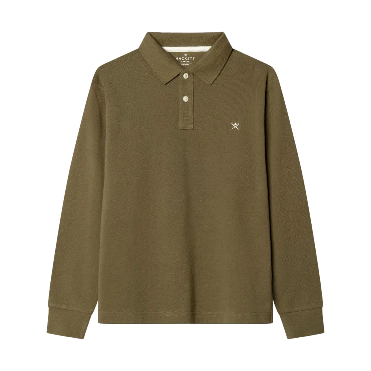Hackett LondonSmall Logo Sleeved Polo Shirt5063698376012SAVANNA