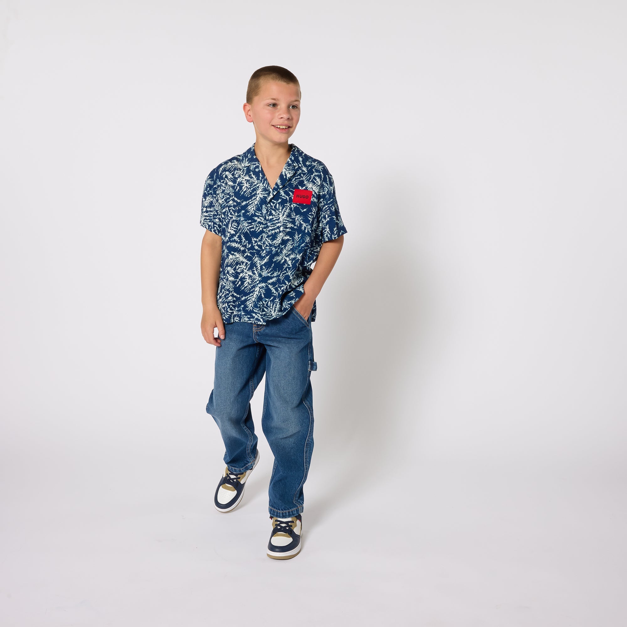 HUGOFloral Short Sleeve Shirt3617165852756SAVANNA